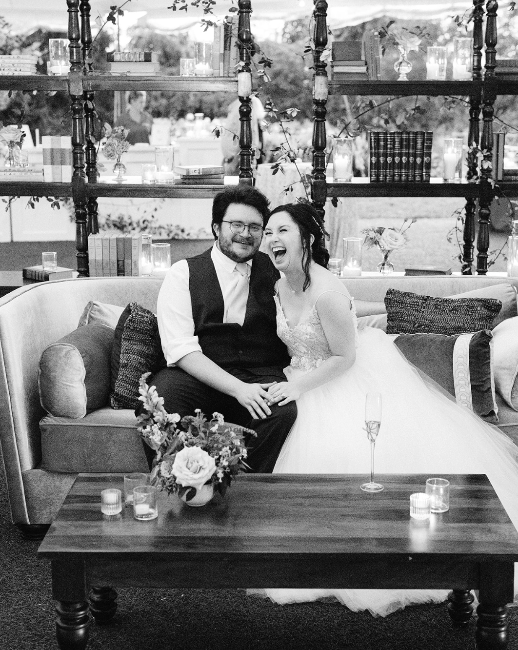 Vintage Library Wedding at the French House