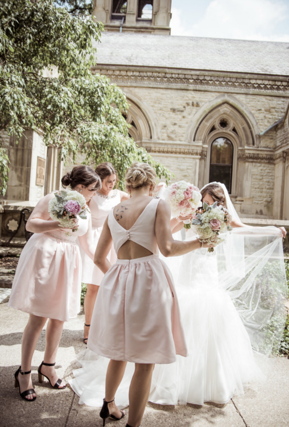 Blush wedding