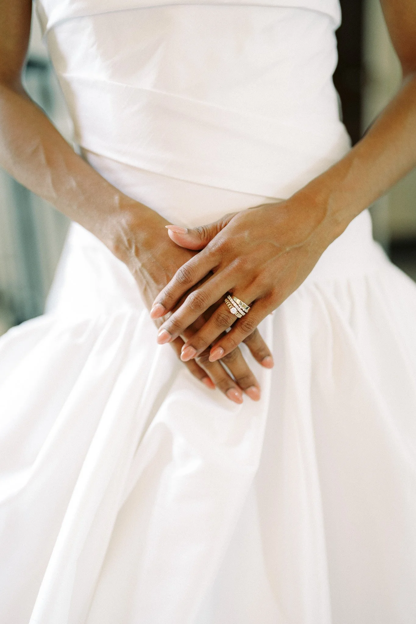 Film photography of bride at Peterloon Estate in Cincinnati