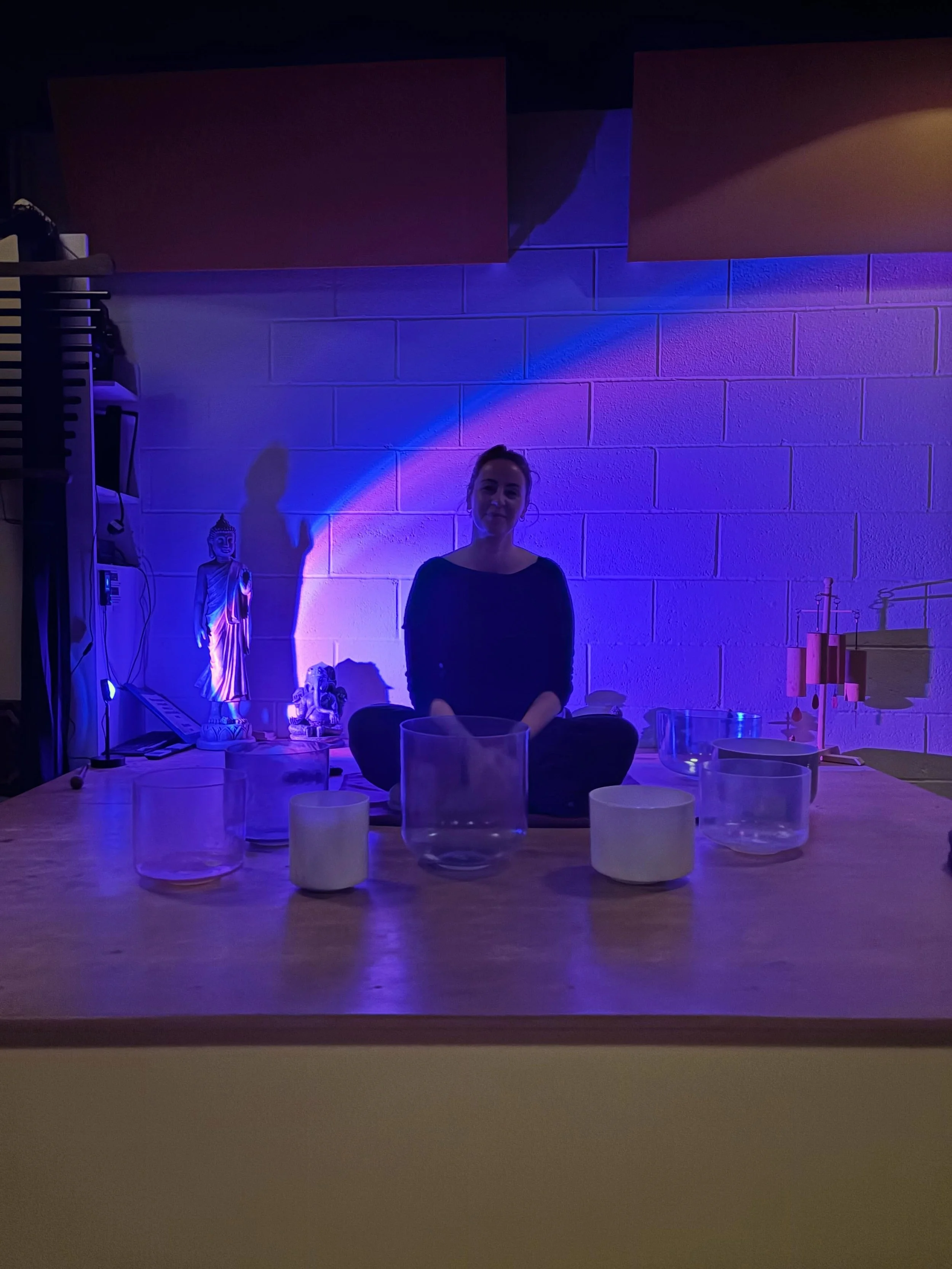 Last night&rsquo;s sound bath at @ministryofyogauk 

Thank you to all who came and felt those vibrations deep into our bones 🦴 

This is such the perfect space for sharing sound - an almost subterranean space that makes it womb like!

Next session i