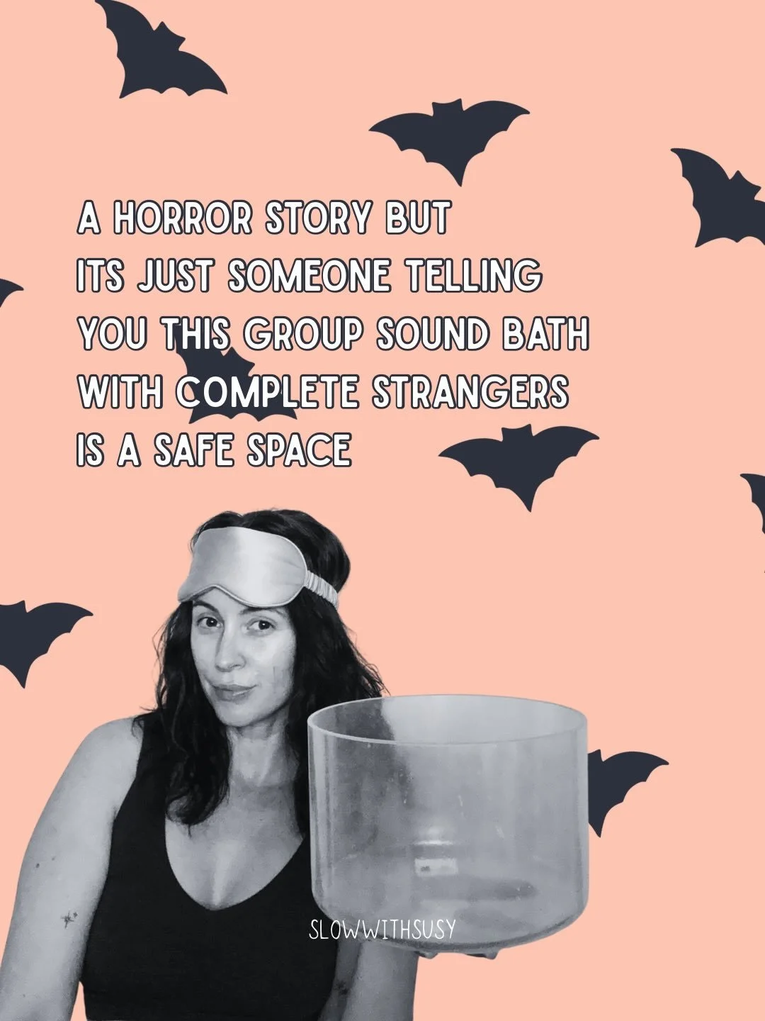 Sound Bath Horror Stories! I&rsquo;ve heard some corkers over the years&hellip;once got told about a lady who used monkey sounds all the way through her sound baths&hellip;

And when you&rsquo;re facilitating sound for relaxation it&rsquo;s a play of