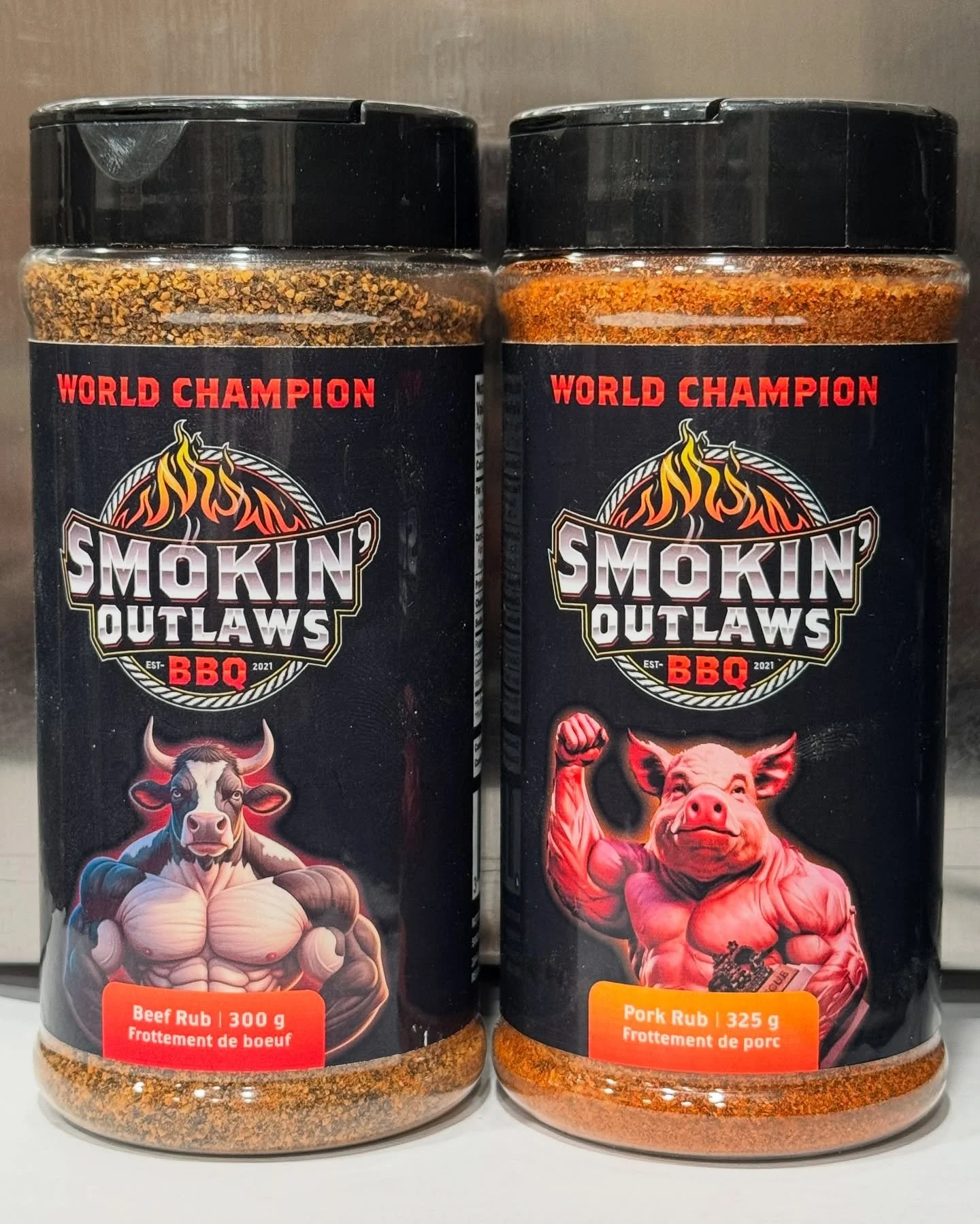 Locked and loaded.  Its time we share our pork rub.  This rub helped us secure #1 Ribs in the World in 2023 beating out a field of 487 championship teams in Kansas City (not bad)! 
In 2024 we headed back to Kansas City, and fell a bit short of the re