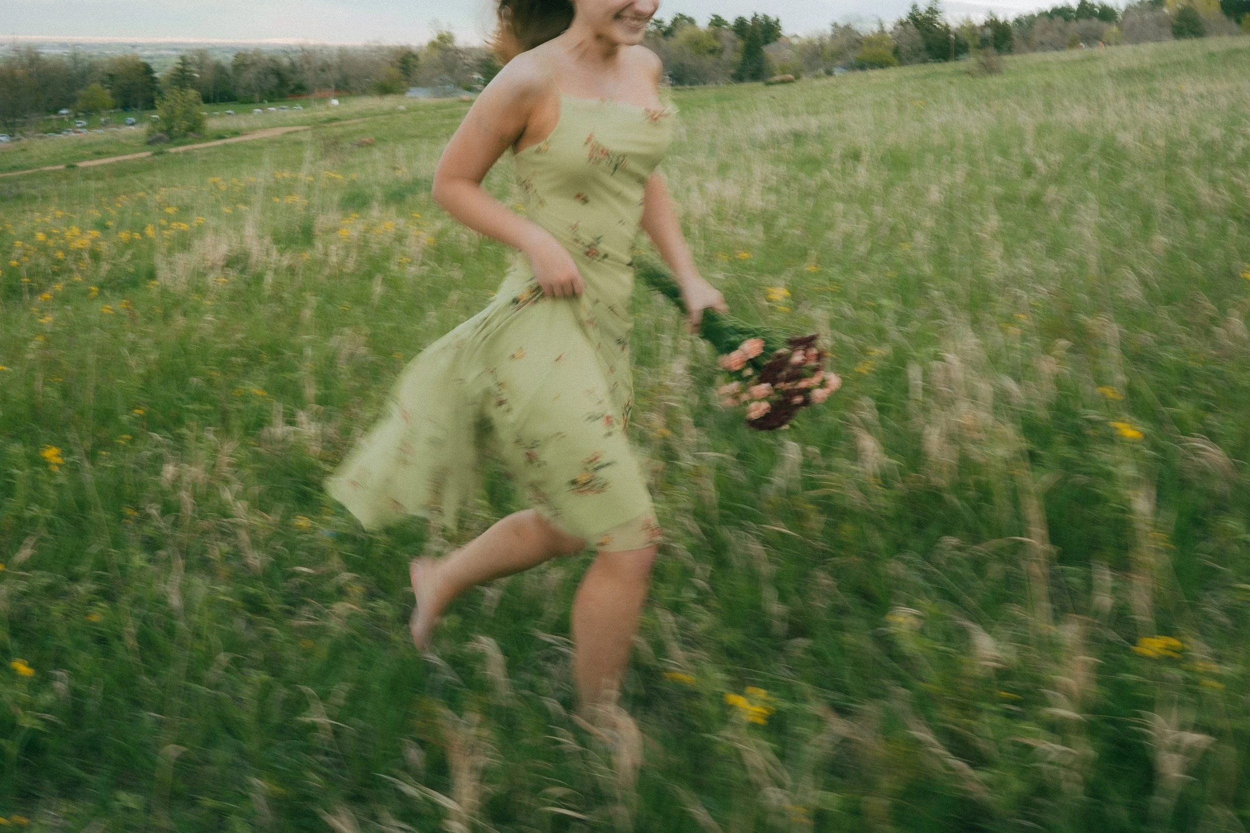 Spring senior photos in Boulder, Colorado