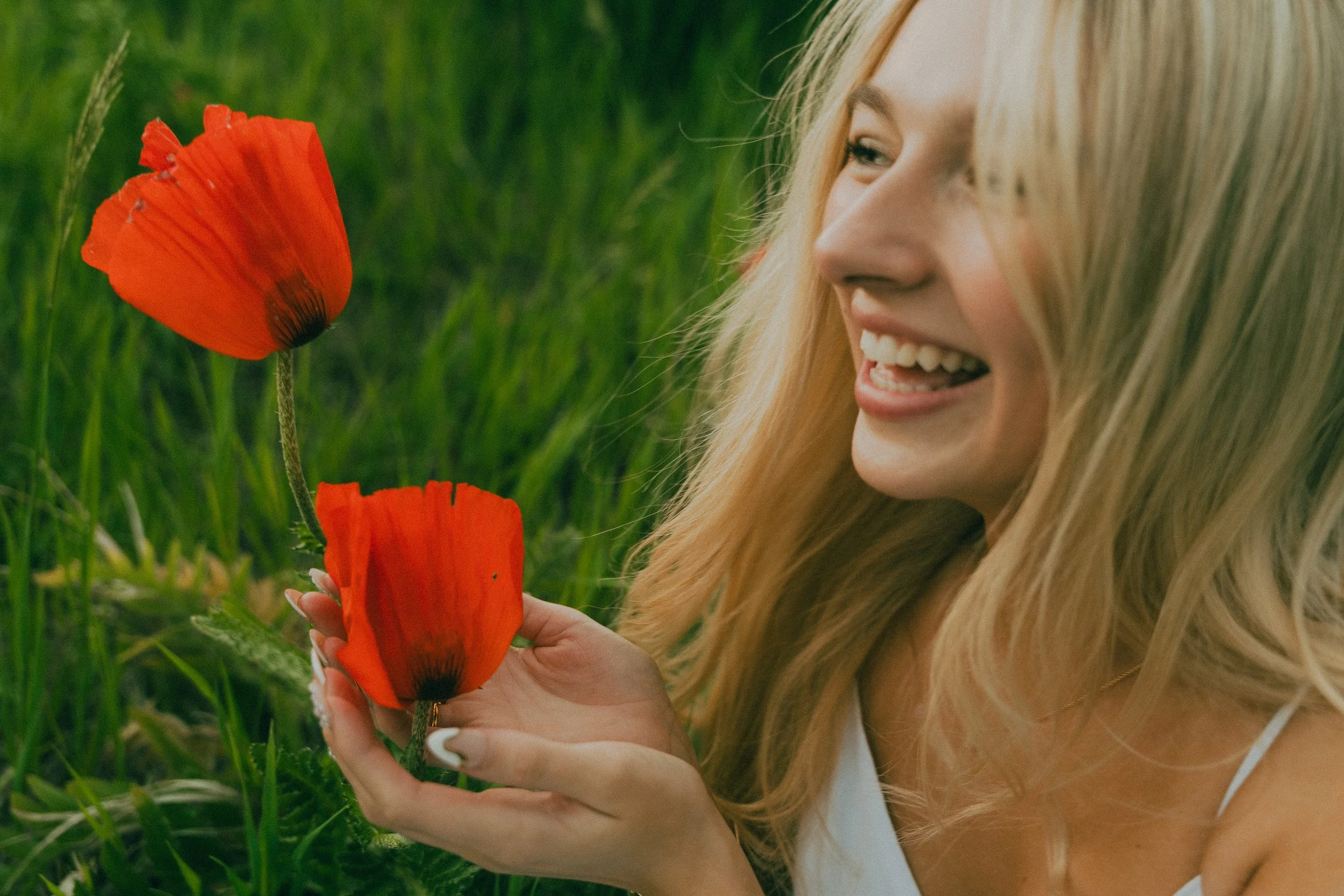  Summer senior portraits at Chautauqua Park in Boulder, Colorado on a windy day with mountain views.   