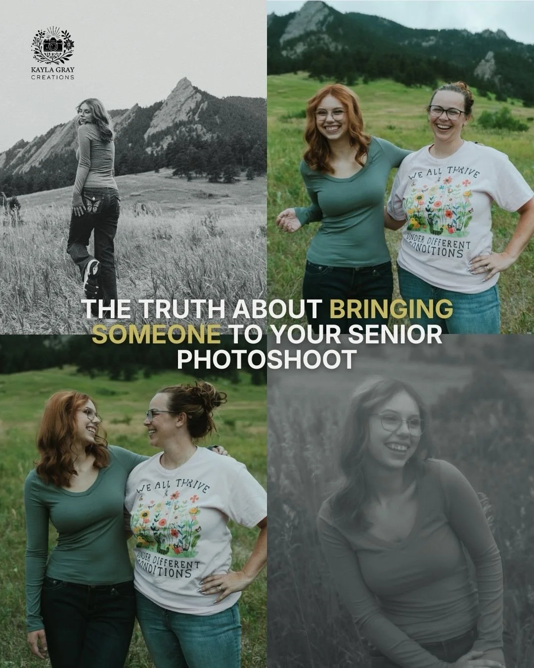 Every senior shoot is different, and therefore everyone&rsquo;s needs are different! Whether you want that extra moral support or you want to rock it solo, im here to capture the photos of your dreams 📸 inquire now, slots are fillin my loves! 

#cub