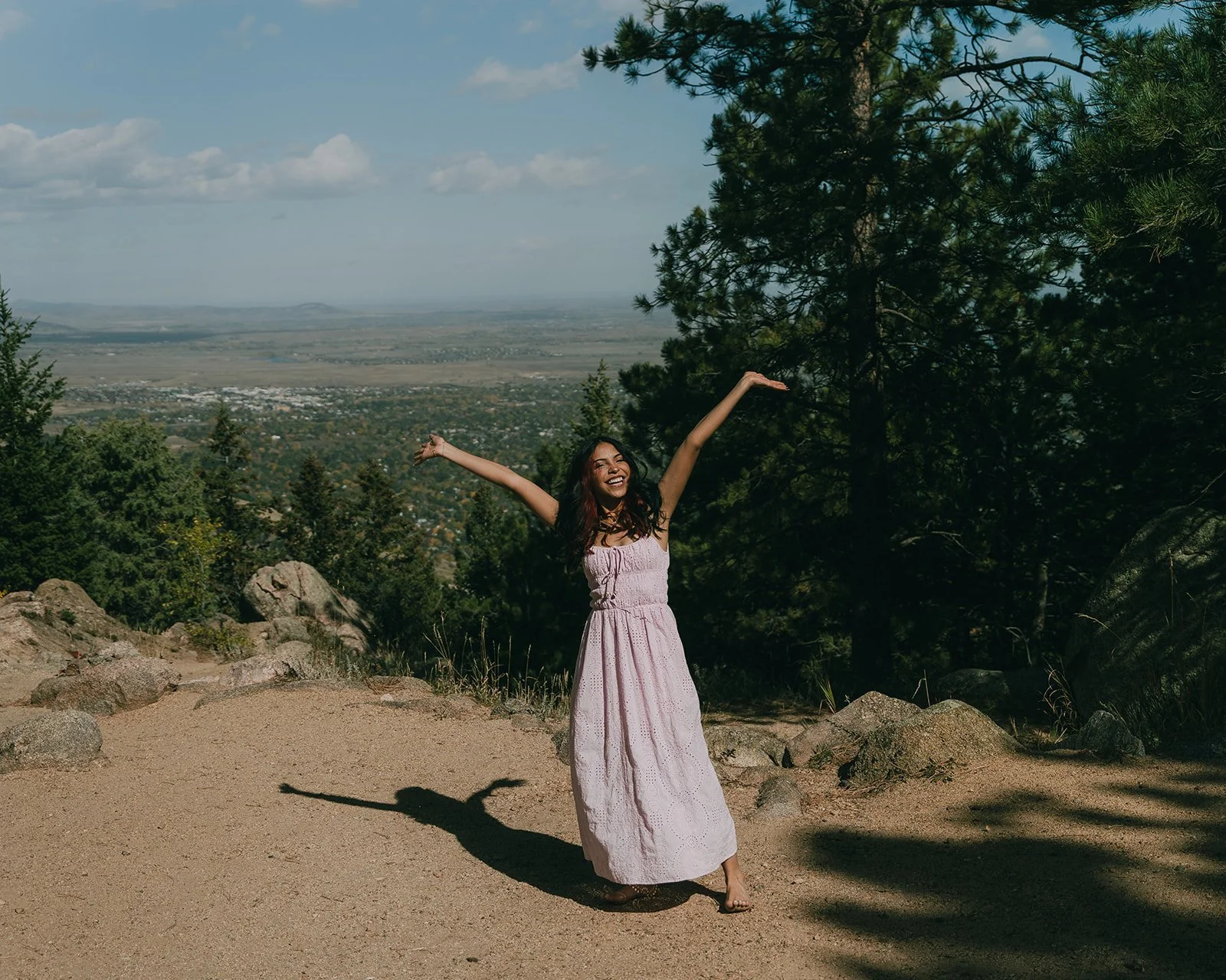 Axely’s Senior Photoshoot on Flagstaff Mountain in Boulder, Colorado