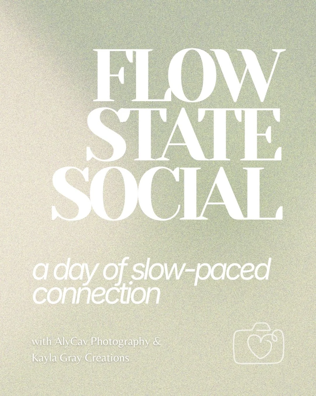 Hi hi from Alyssa &amp; Kayla! We are so looking forward to our first Flow State Social event on May 16th 😊

We&rsquo;ve been working behind the scenes to create a slow-paced offering that allows you to connect with other women without needing to pu