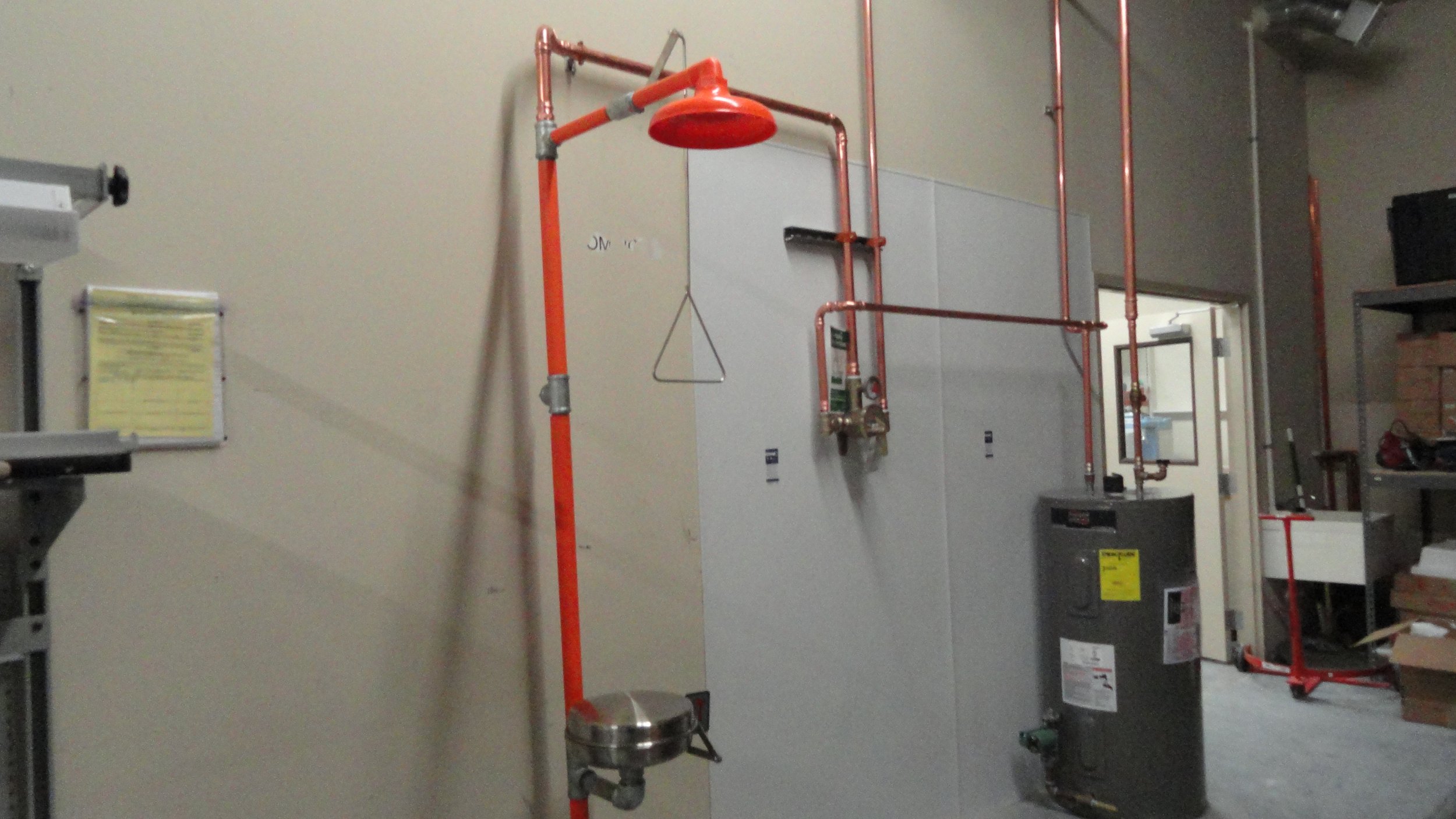 ER Shower and eye wash station