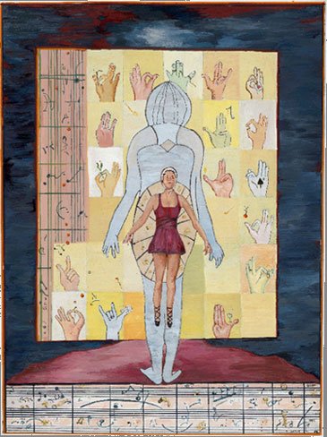 Go Get Lucky
10¾" x 9", Gouache, watercolor, gold leaf on Wasli paper