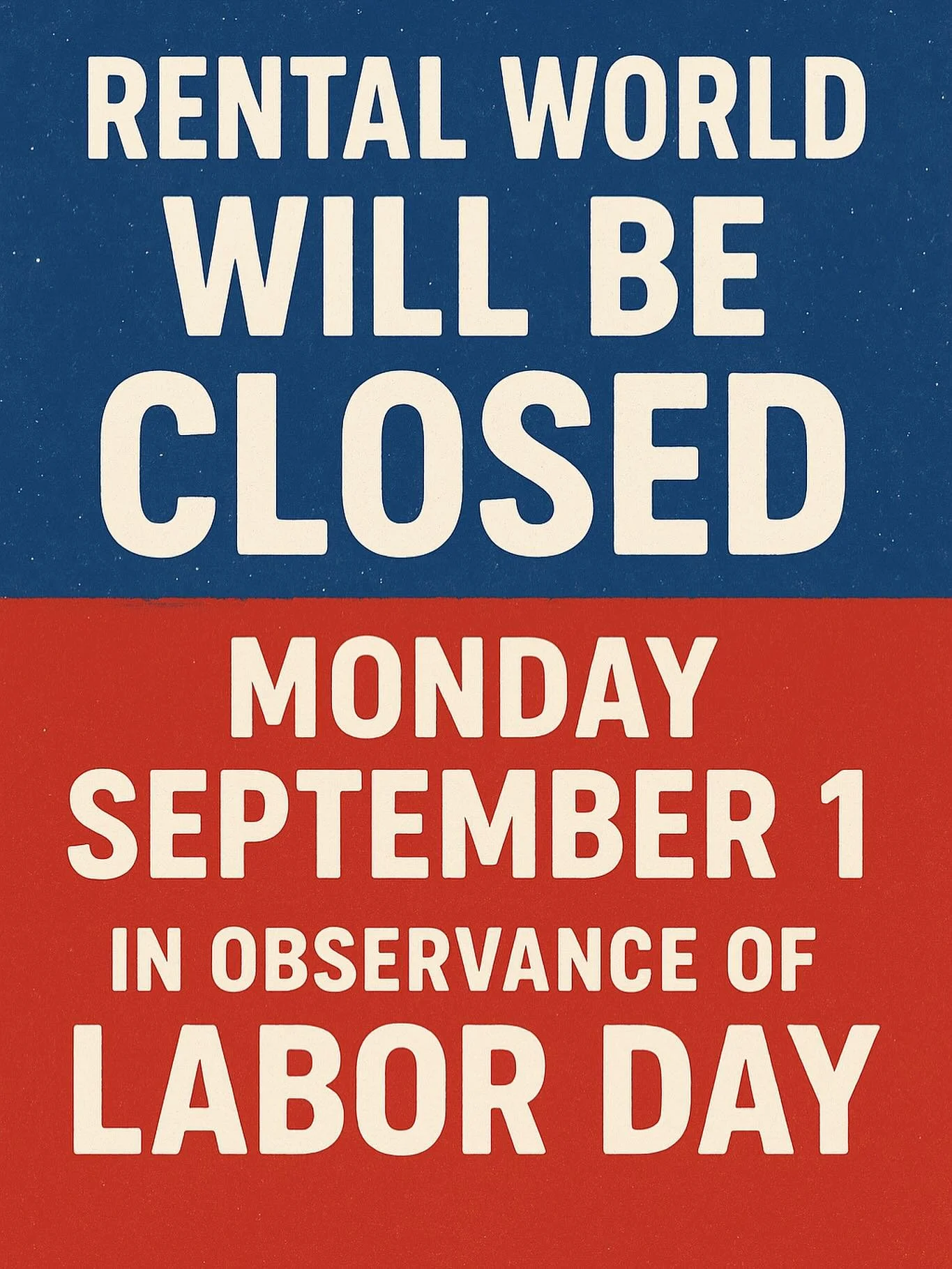 One day of rest before the fall rush begins! Happy Labor Day, everyone! 
.
.
.
#rentalworldpa #eventsbyrentalworld #linenrentals #chinarentals #whybuywhenyoucanrent #weddingrentals #tablescape #weddingplanning #lancasterpa #smallbusiness #centralpawe