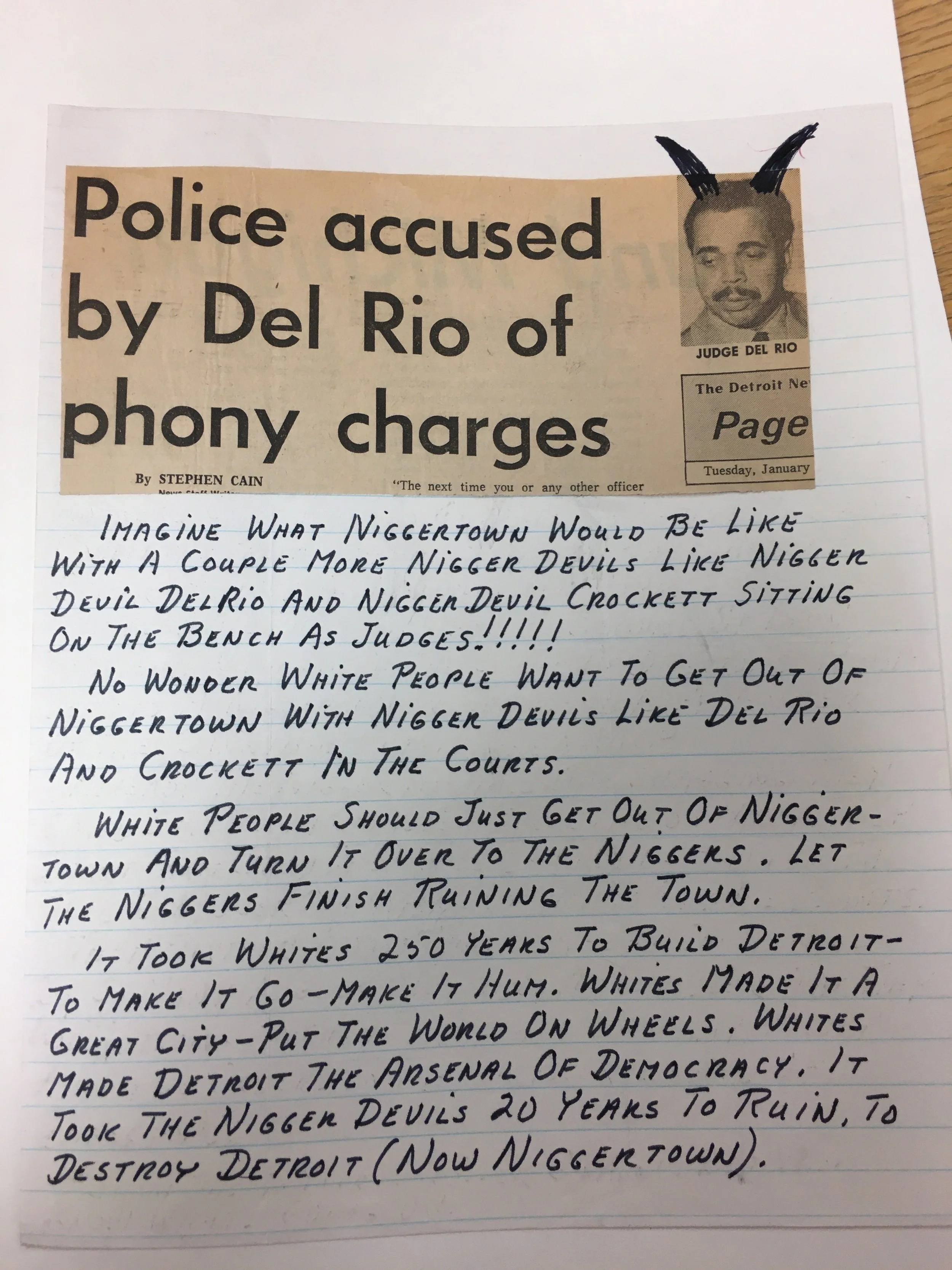 “Why Detroit?”: A Dissertation Connecting the Past &amp; Present