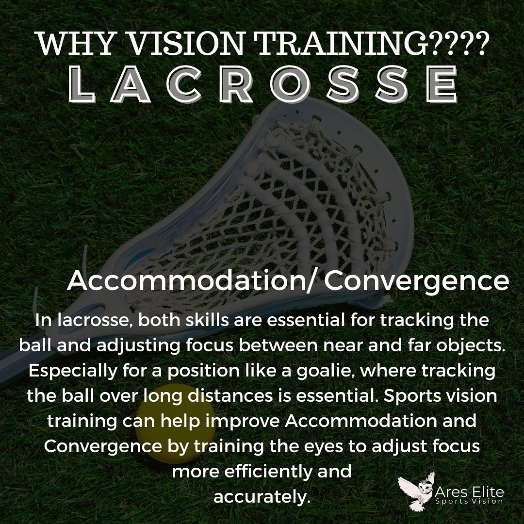 Dive into our &lsquo;Why Vision Training&rsquo; series as we explore the vital role of accommodation and convergence in lacrosse! From pinpoint accuracy in passes to seamless transitions between near and far vision on the field, these visual skills a