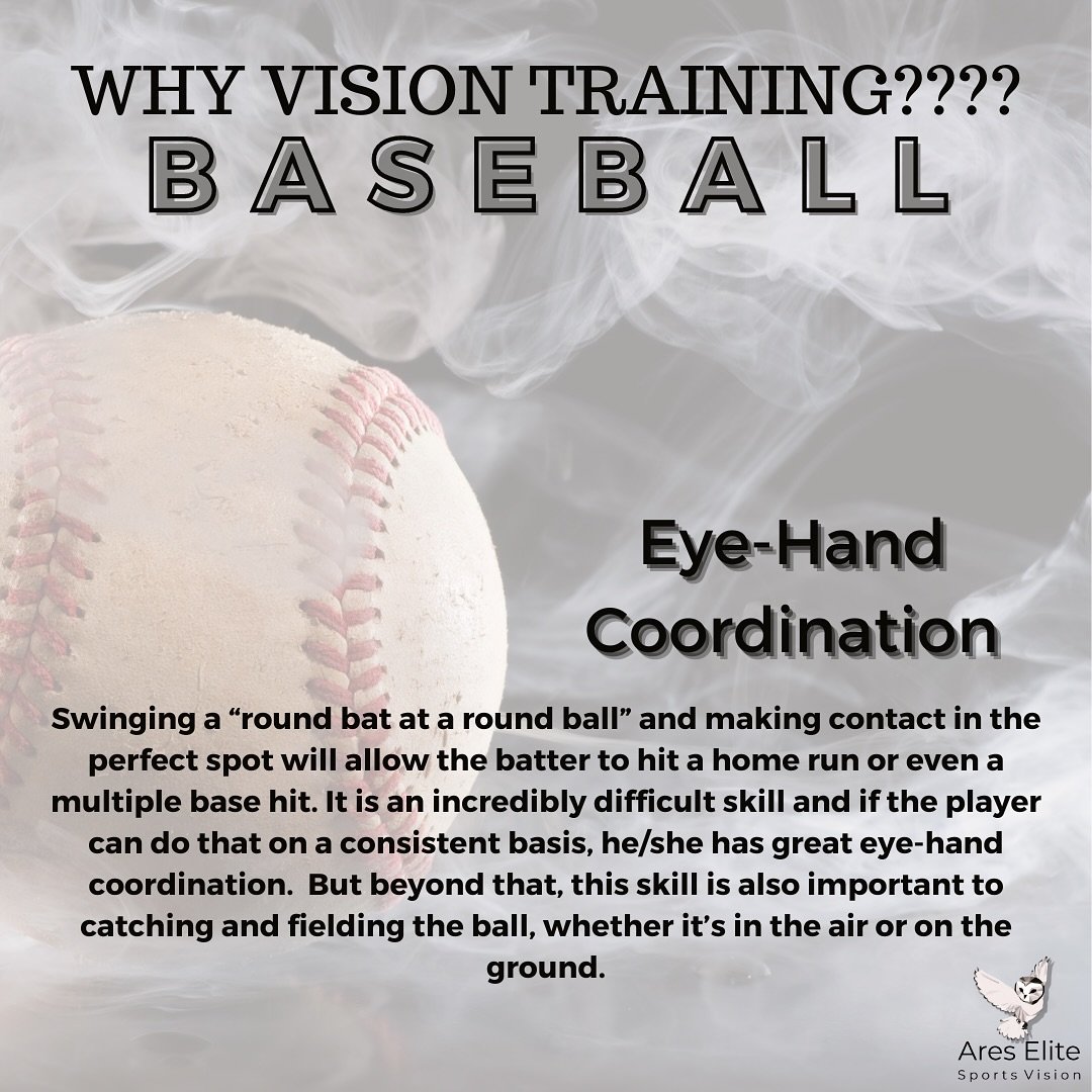 Why Vision Training: Mastering the Art of Eye-Hand Coordination! In baseball, precision is everything. Discover how vision training enhances eye-hand coordination, giving players the edge they need to connect with every pitch and make game-changing p