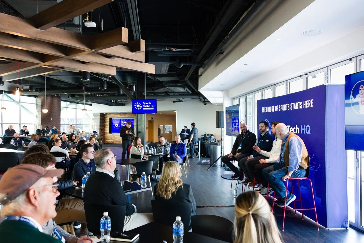 This past Friday we attended an event with @sportstechhq. This was a great dive into the NIL, the role it currently plays, impact it makes on teams, recruiting decisions, but also the whole ecosystem that supports athletes and the schools directly an