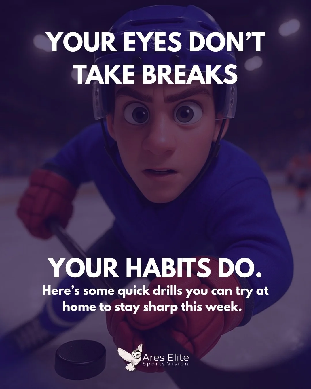 Three simple ways to stay visually sharp without turning the holidays into training camp. 

#visiontraining #staysharp #athlete #happynewyear #athome