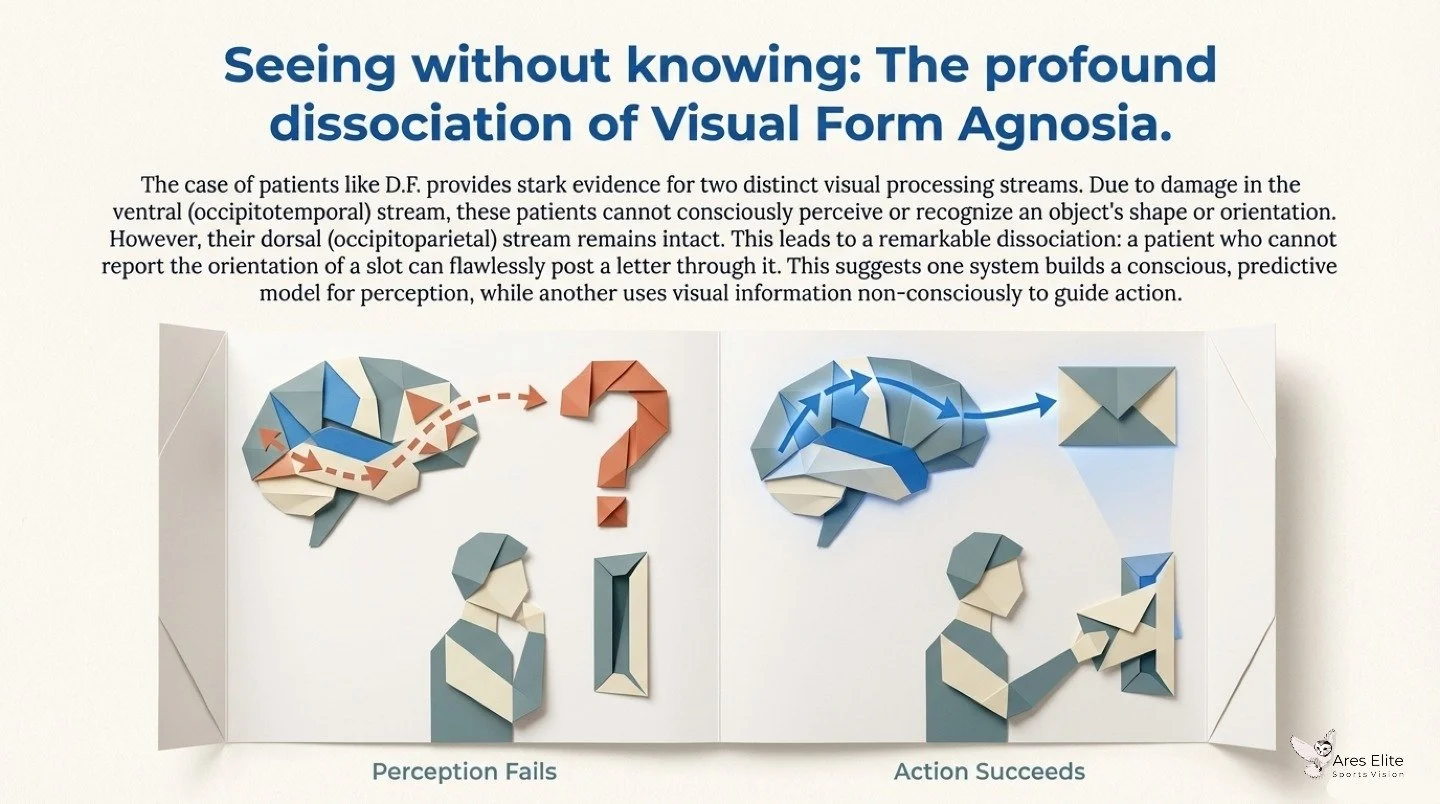 Your brain does not just see the world. It predicts it.

Part 2 explores what happens when prediction and reality disconnect, and why that matters for perception, performance, and decision making.

These predictive systems explain how athletes antici