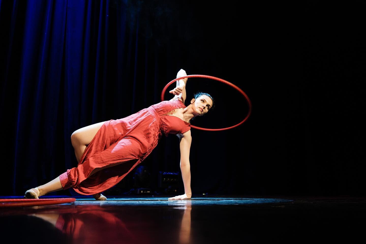 Can&rsquo;t believe how quickly these two weeks have gone by! This was my first time performing my hoop rolling act since February 2020 and I am so thankful for the opportunity to bring it back to the stage. Thank you to the @newcomershow and @krysta