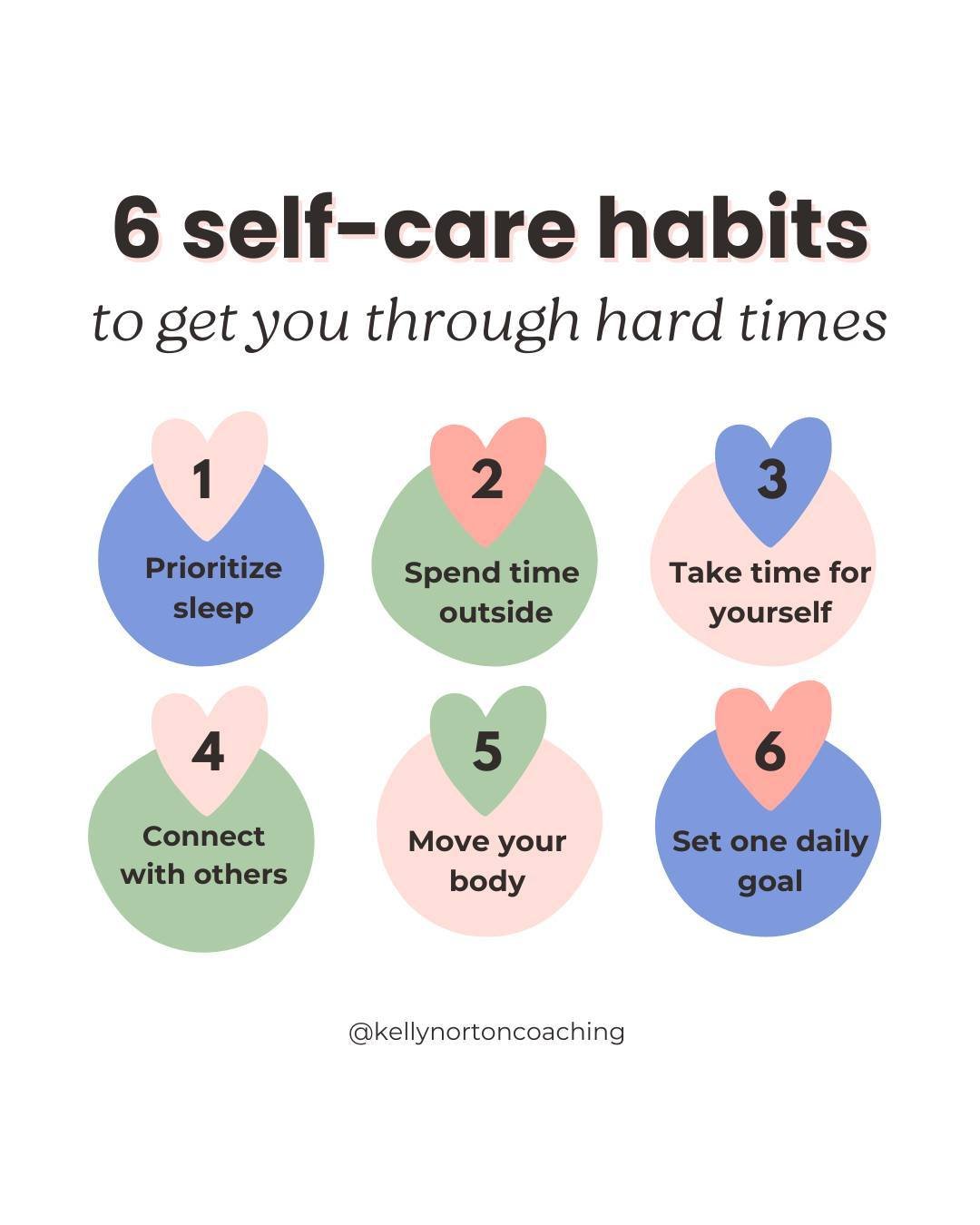 Are you taking care of YOU? ⁠
⁠
Grief and other stressful times are hard -- you are going through a lot emotionally, but also mentally and physically.⁠
⁠
Let's talk about 6 ways you can help yourself through it.⁠
⁠
1️⃣ Prioritize sleep - I know sayin