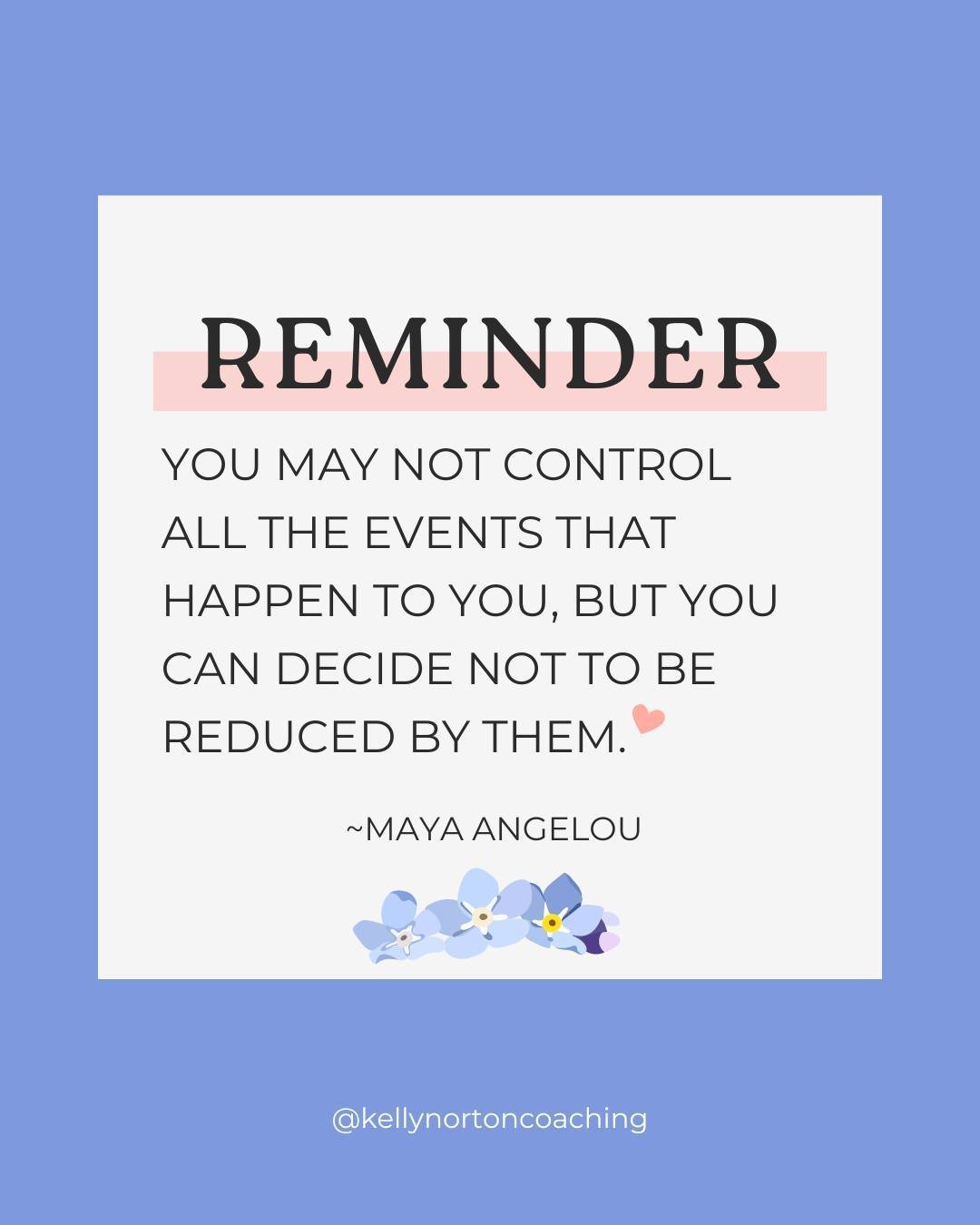 I'm not sure it would be good or bad if we could control everything that happens in our lives, but sometimes it sure feels like it's the solution, right?⁠
⁠
We can spin our wheels in that place of wishing we were in control and get stuck there for a 