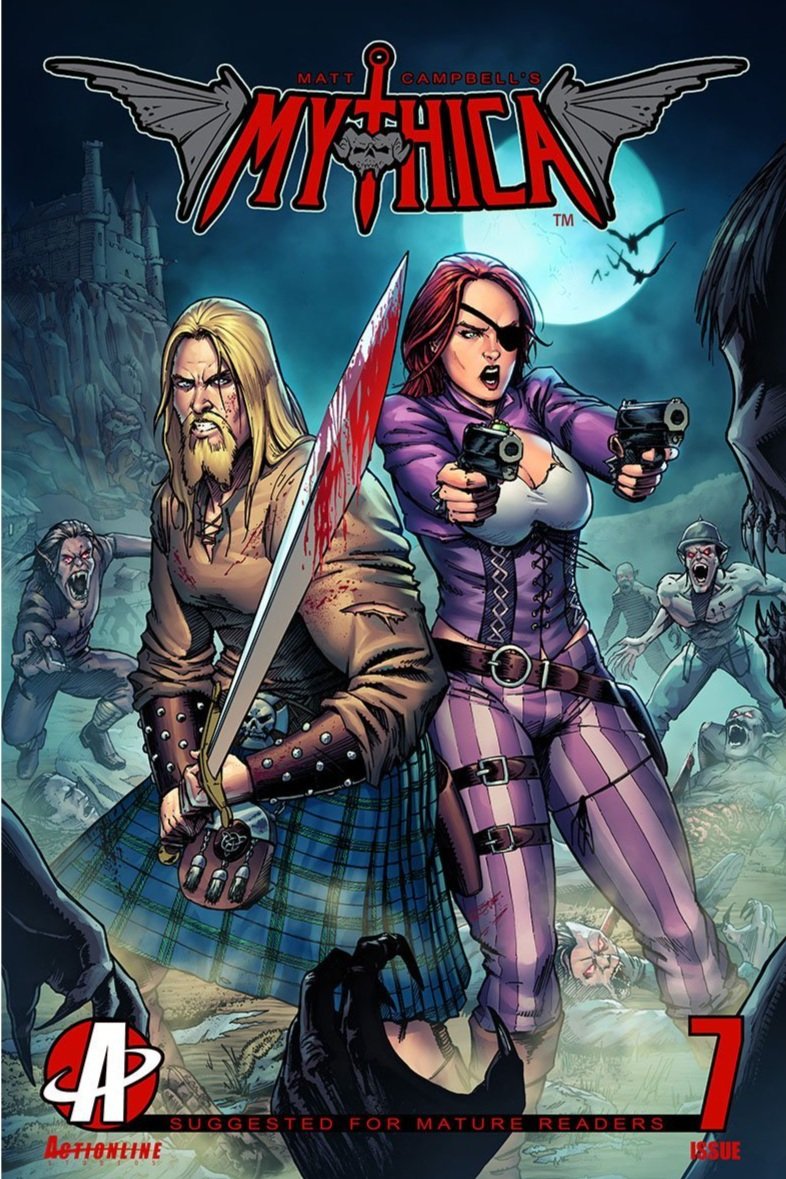 Mythica Metal Bookmark 1 — Actionline Studios comic art and publisher