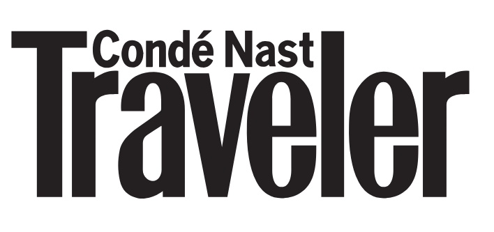 "Condé Nast Traveler logo" in bold font.
