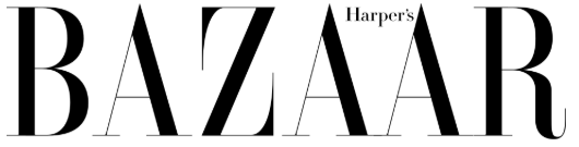 Harper's BAZAAR magazine logo in black text on a white background.