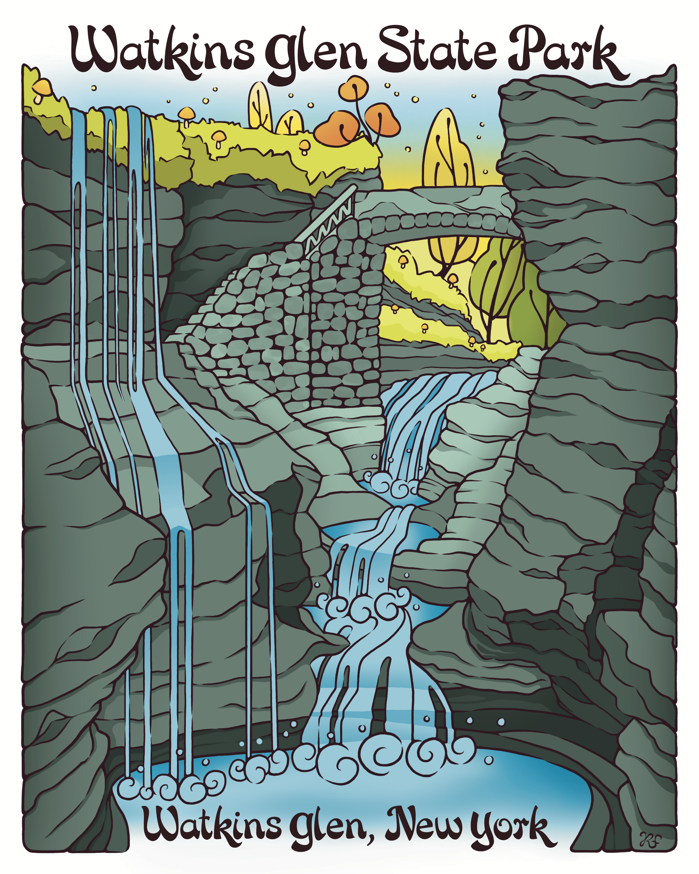 Watkins Glen State Park 8x10.png