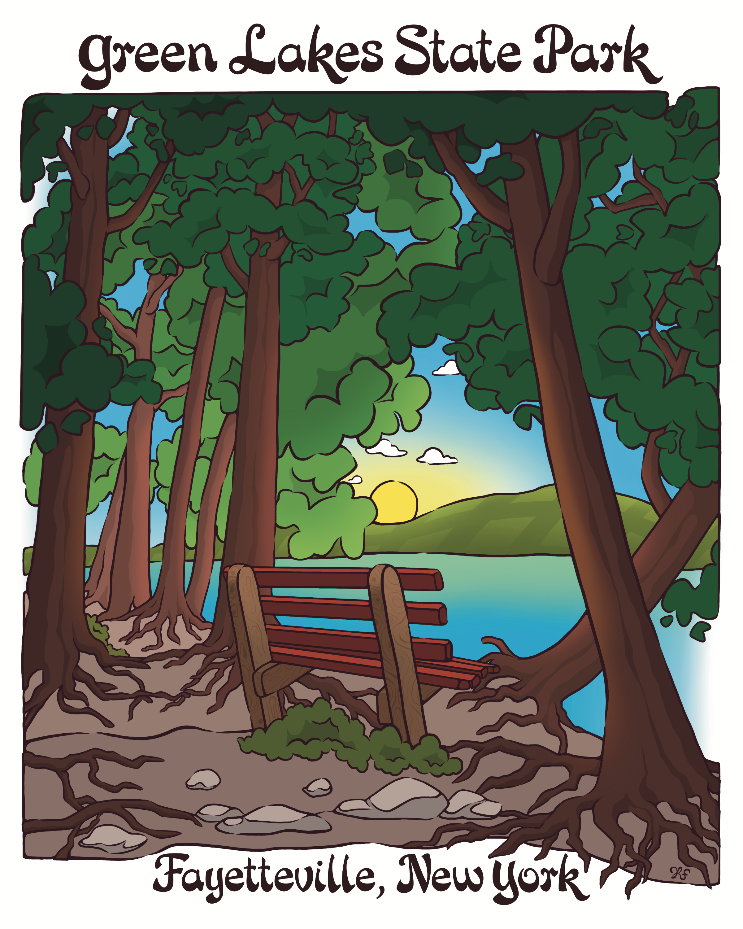 Green Lakes State Park 8x10.png