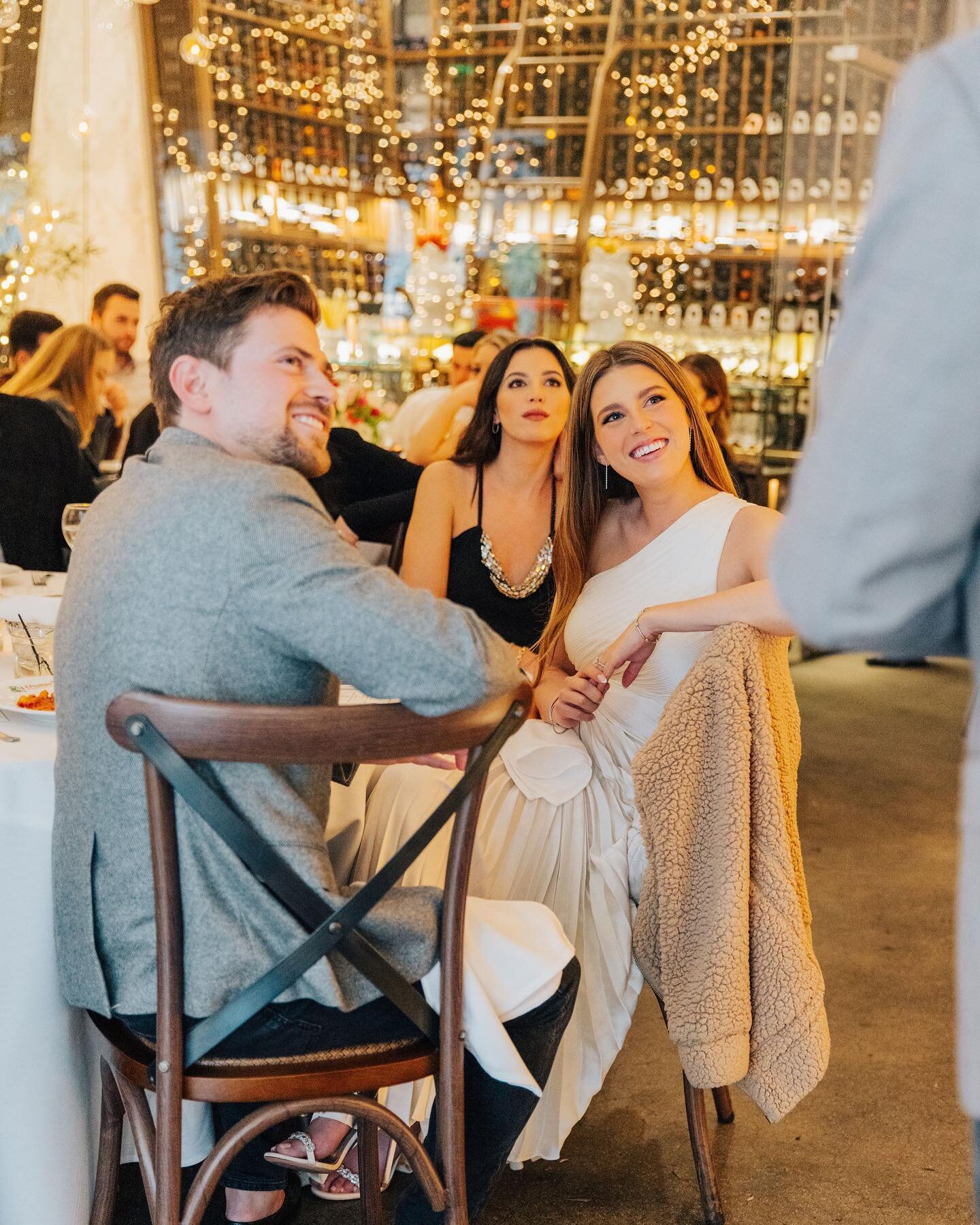 A few tender moments from last nights rehearsal dinner with Jody &amp; Daniel 🥂
