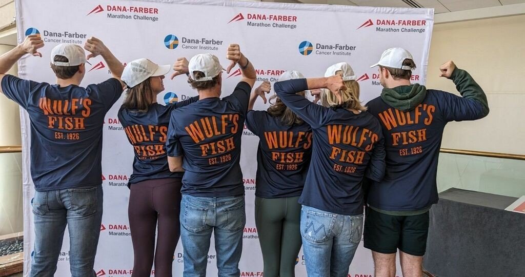 Today we're rooting for the runners of &quot;Casa M&quot; as they give their all to the 26.2 Boston Marathon course to raise money for Dana Farber cancer research. Wulf's is proud to support their team and the critical research taking place at Dana F