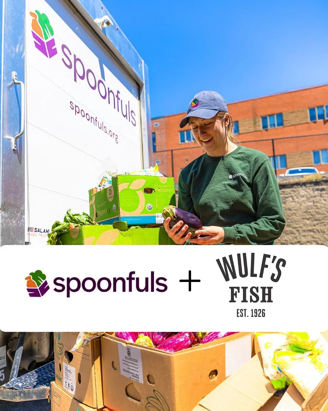 Wulf&rsquo;s Fish is a proud supporter of Spoonfuls, which works to stop food waste and feed people.

When you make a gift of $100 or more to Spoonfuls, you&rsquo;ll receive a discount code for $25 off your next Wulf&rsquo;s Fish home delivery order.