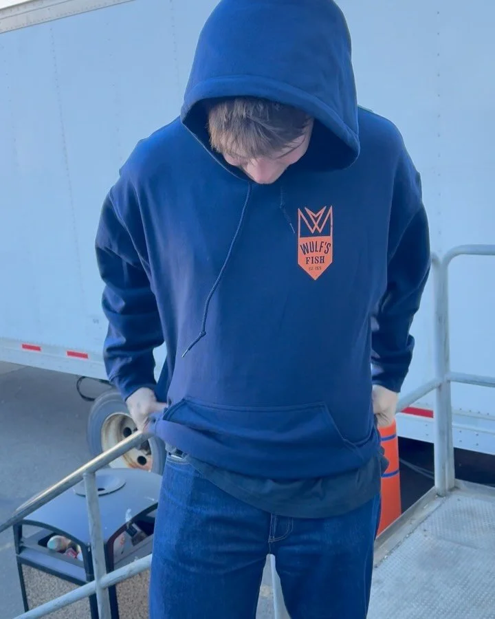 Last week our friend @robertericcox came by the warehouse to pick out product for the first @mondoboston pop up at @perchbos . He was a bit underdressed, so we got him in some Wulfs gear before heading inside. We got eyes &amp; hands on a bunch of di