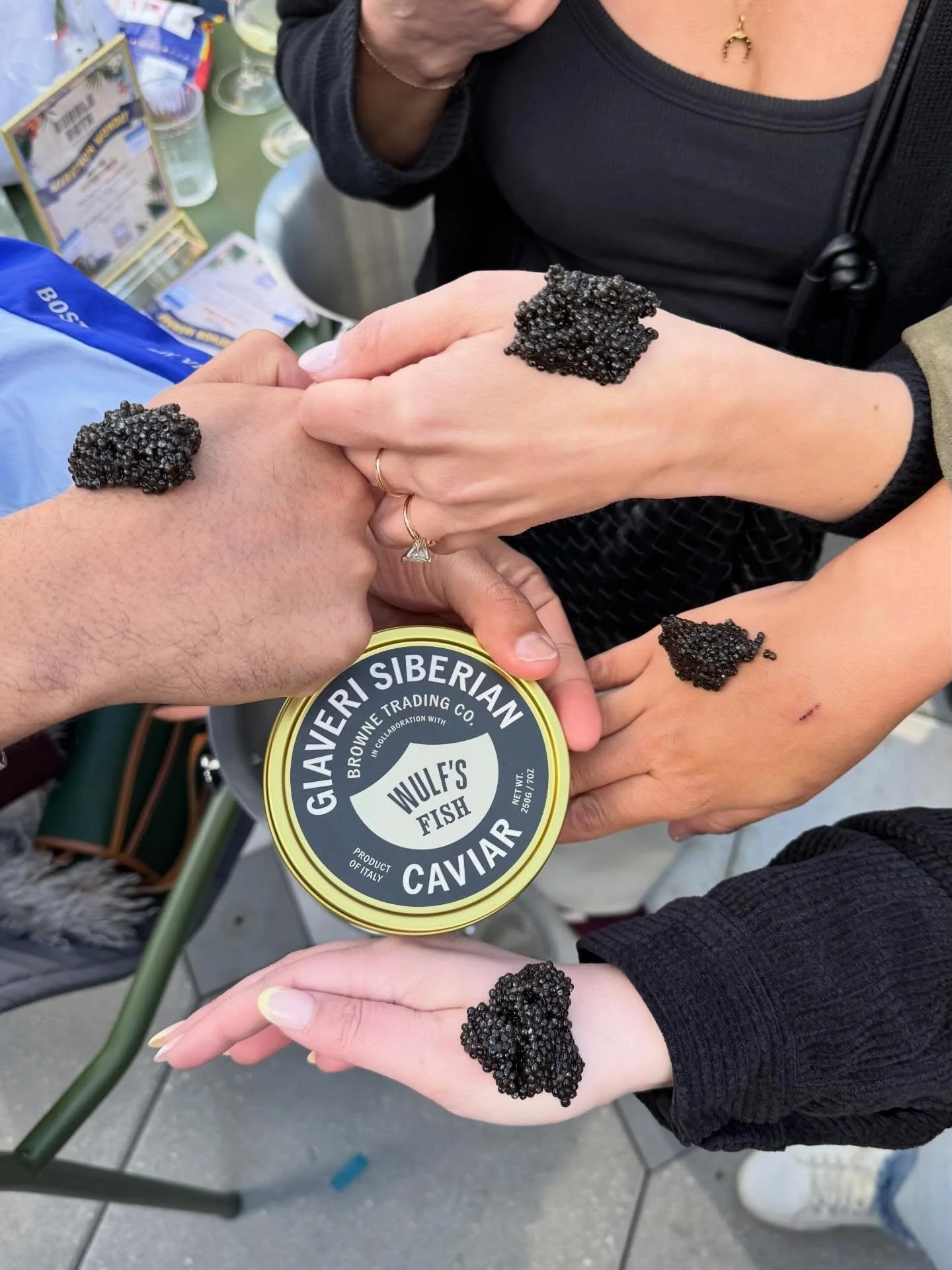 Bubble Bath hosted a Marathon Monday rooftop party where the vibes and views were perfect. Thanks for letting Wulf&rsquo;s be part of it! 

Everyone&rsquo;s a winner when the caviar bumps are this big. 🏃&zwj;♀️🏃&zwj;♂️🏃