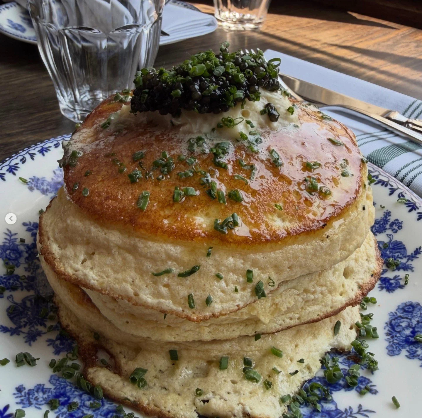 Put caviar on your pancakes, or go to Mother's East Tavern and they'll do it for you. ⁠Mashed potato batter, creme fraiche, Giaveri Siberian caviar, chives.⁠
⁠
From Treviso, Italy, our Giaveri Siberian caviar is a partnership between Wulf's Fish and 