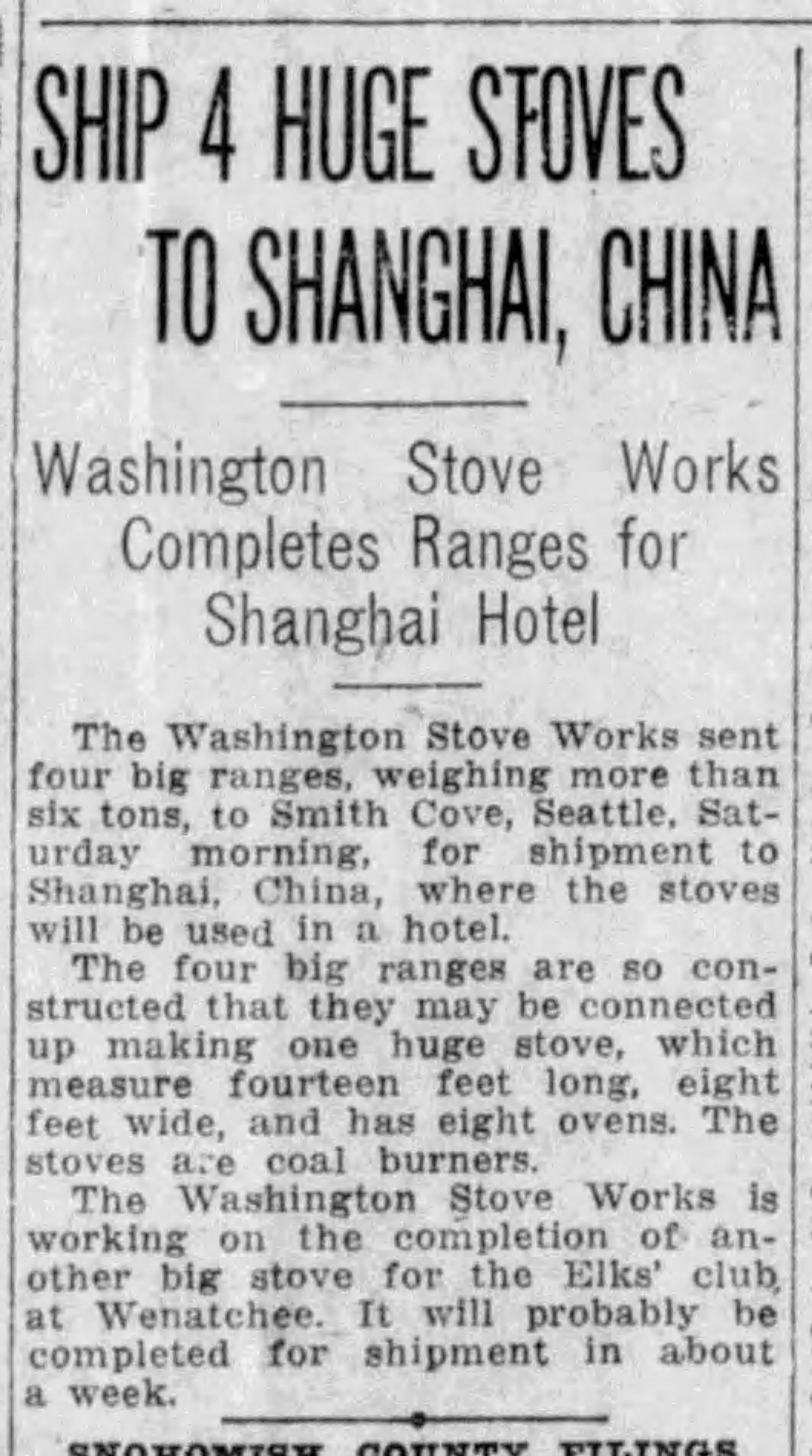  From 1932 Everett Herald article, provided by historian Steve Fox. 