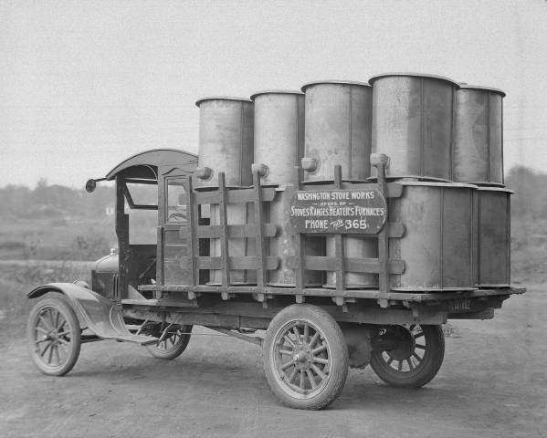  &nbsp;Washington Stove Works Delivery Truck from the Everett Library’s  JA Juleen Collection . 