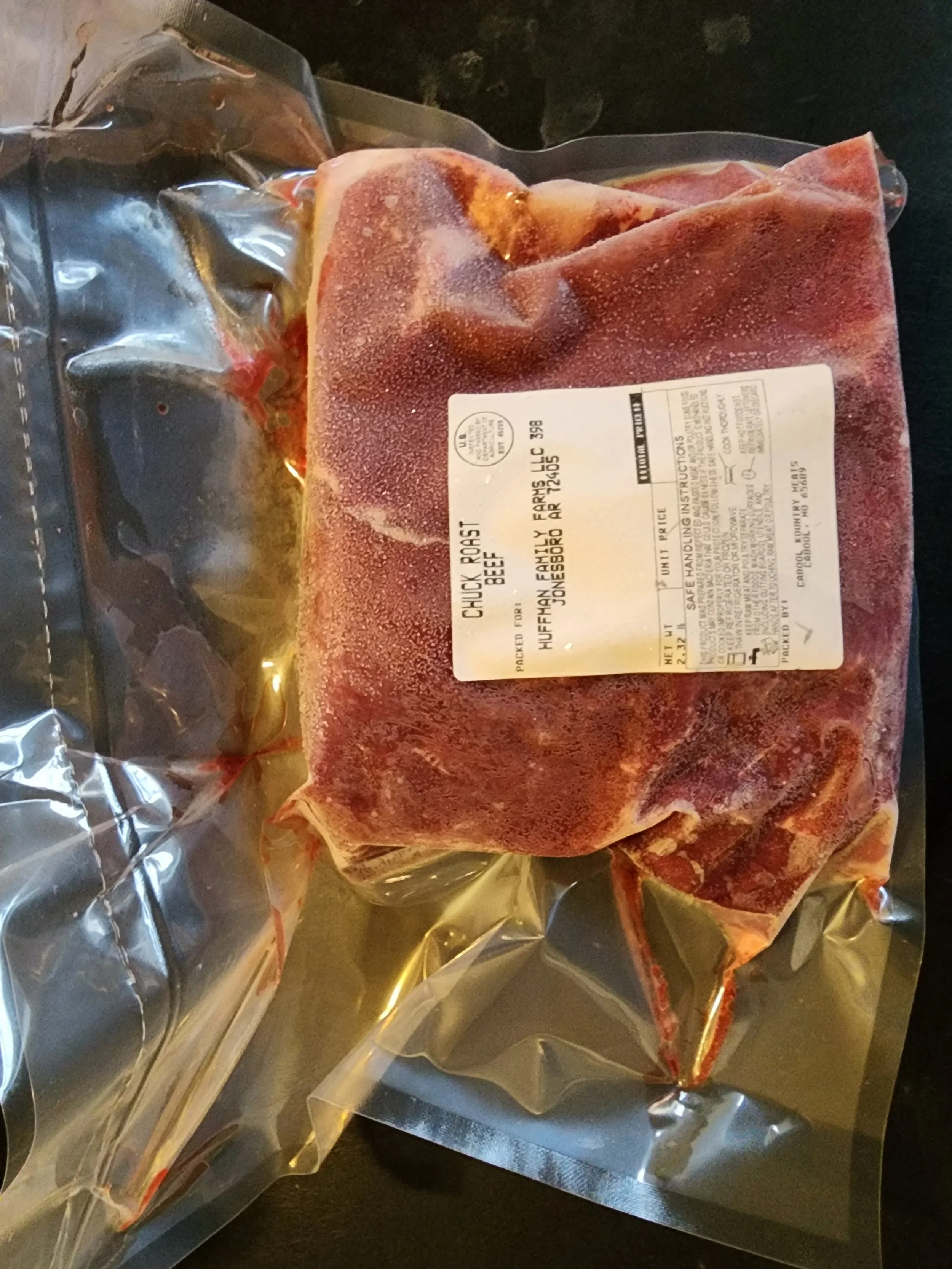 Chuck Roast- Bone In
