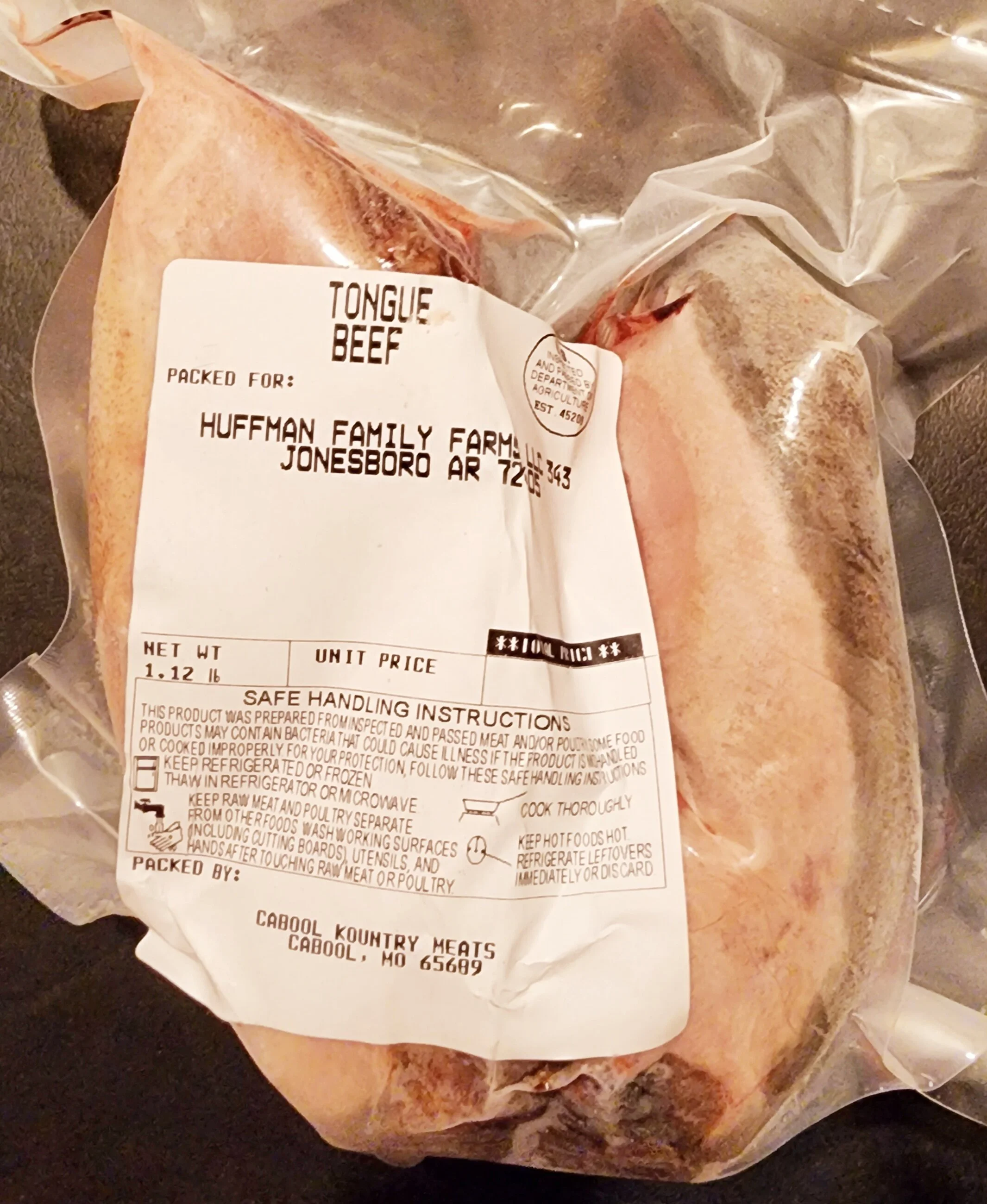 Beef Tongue
