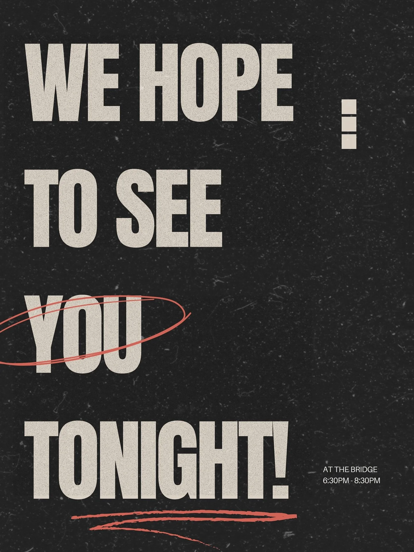 JOIN US TONIGHT!! 
The Bridge is from 6:30 - 8:30! We will begin group at 7! We are continuing to go through our Fall Series and tonight we will be going through Week 4: MY FEELINGS ARE REALITY. We will discuss what God’s Word has to say about