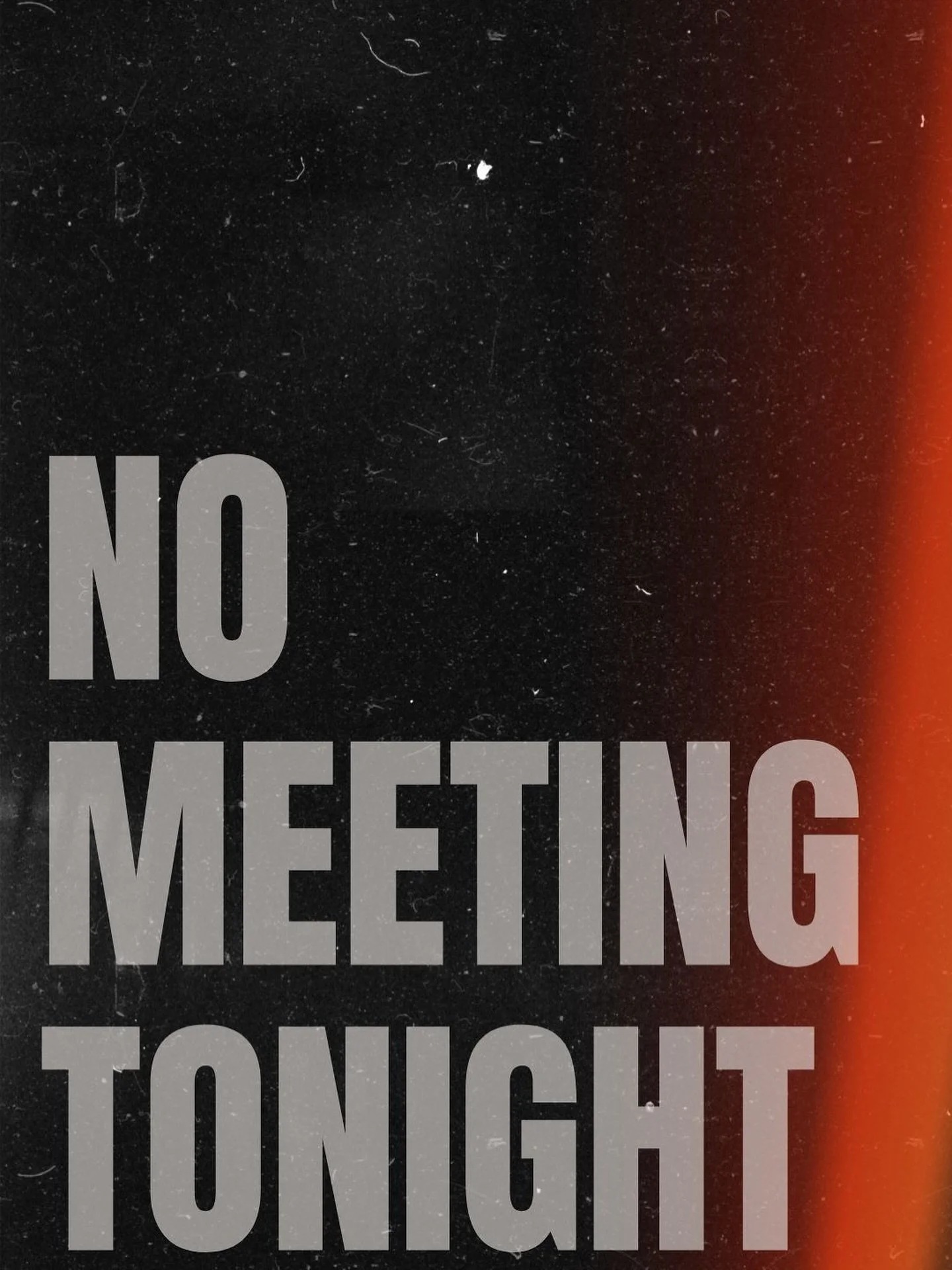 Just a reminder! No Bridge meeting TONIGHT! We hope to see you all next week!