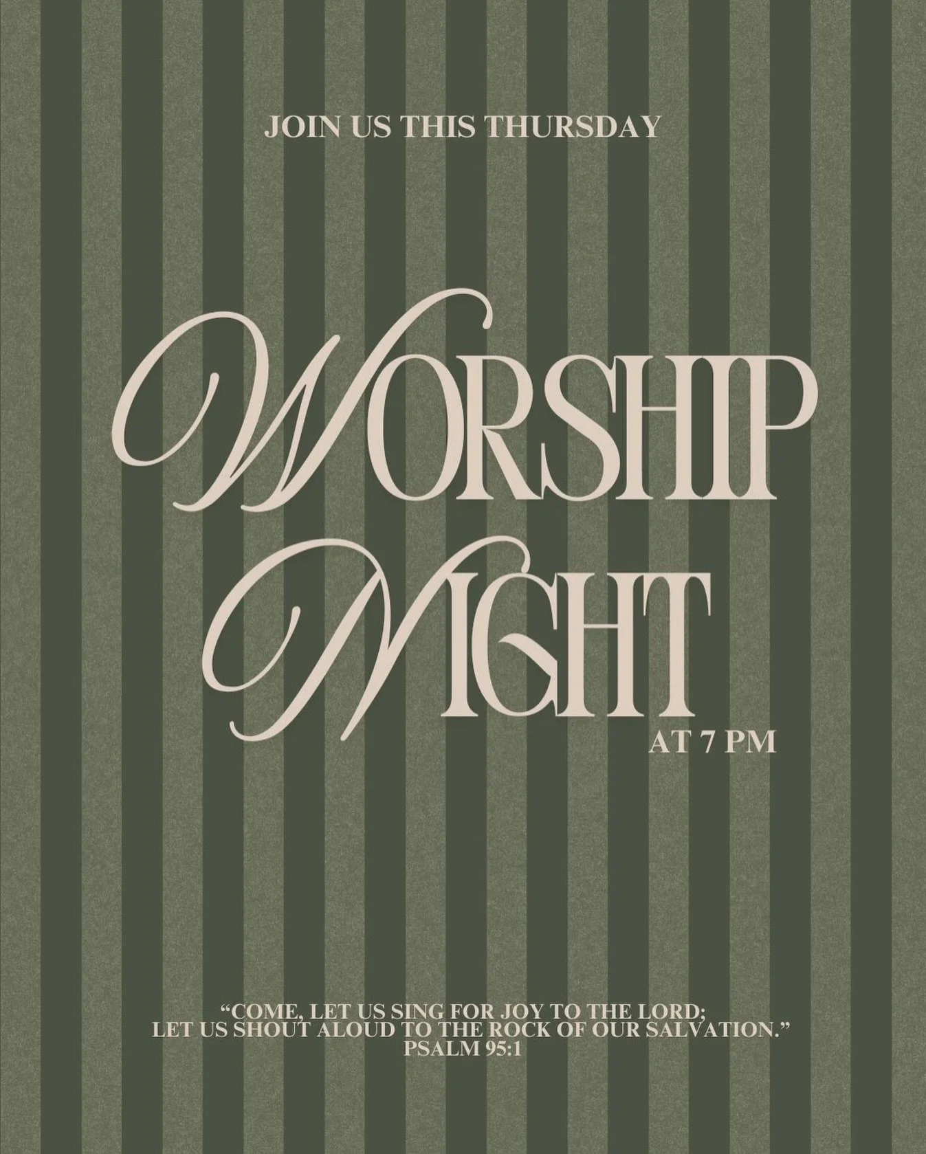 JOIN US TOMORROW NIGHT! We will finish out our regular meetings for the year with a Worship might! Come join us to worship in light of the season!

6:30pm - 8:30pm *Worship will start at 7!

Don&rsquo;t forget NYE, The Bridge will be leading a time o