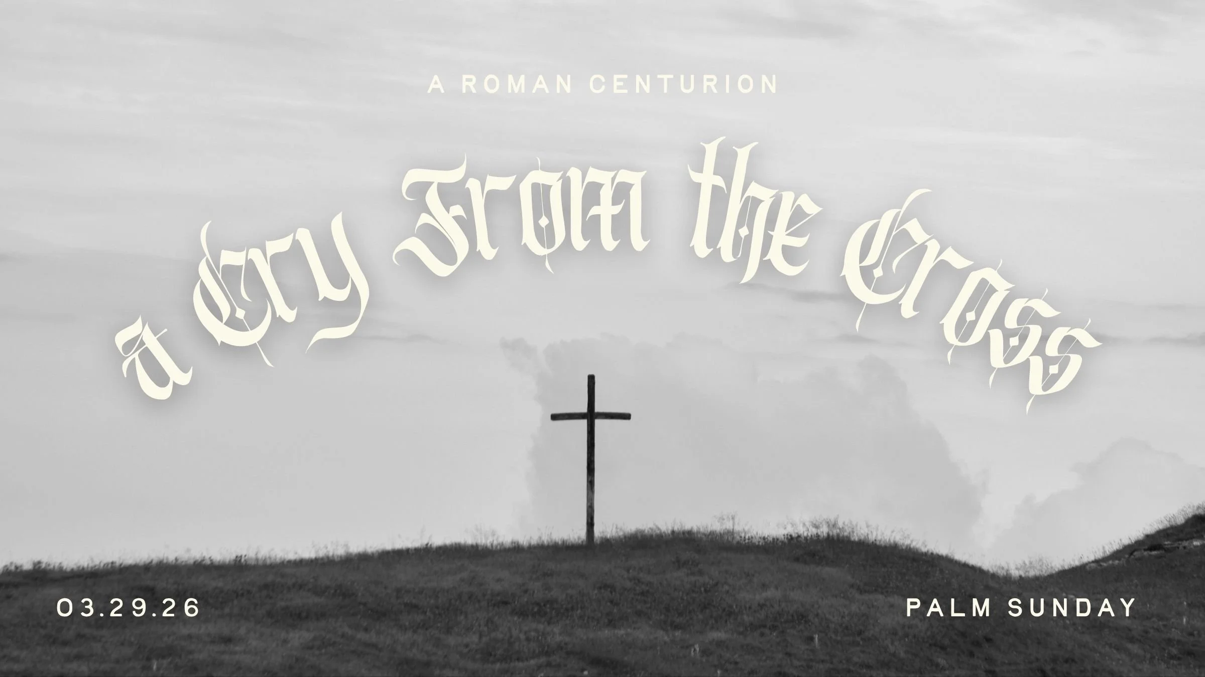 A Cry from the Cross