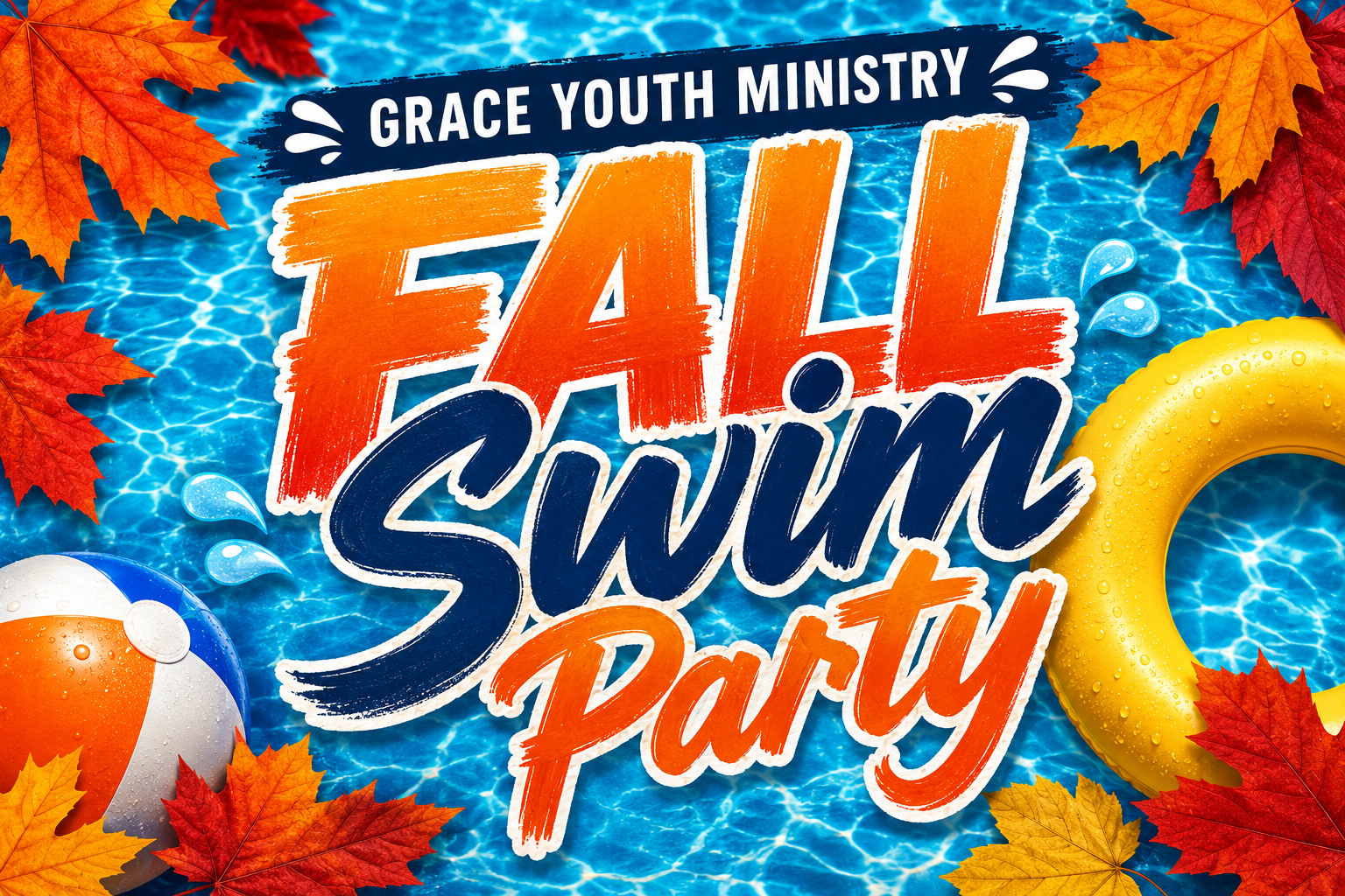Middle School Fall Swim Party!