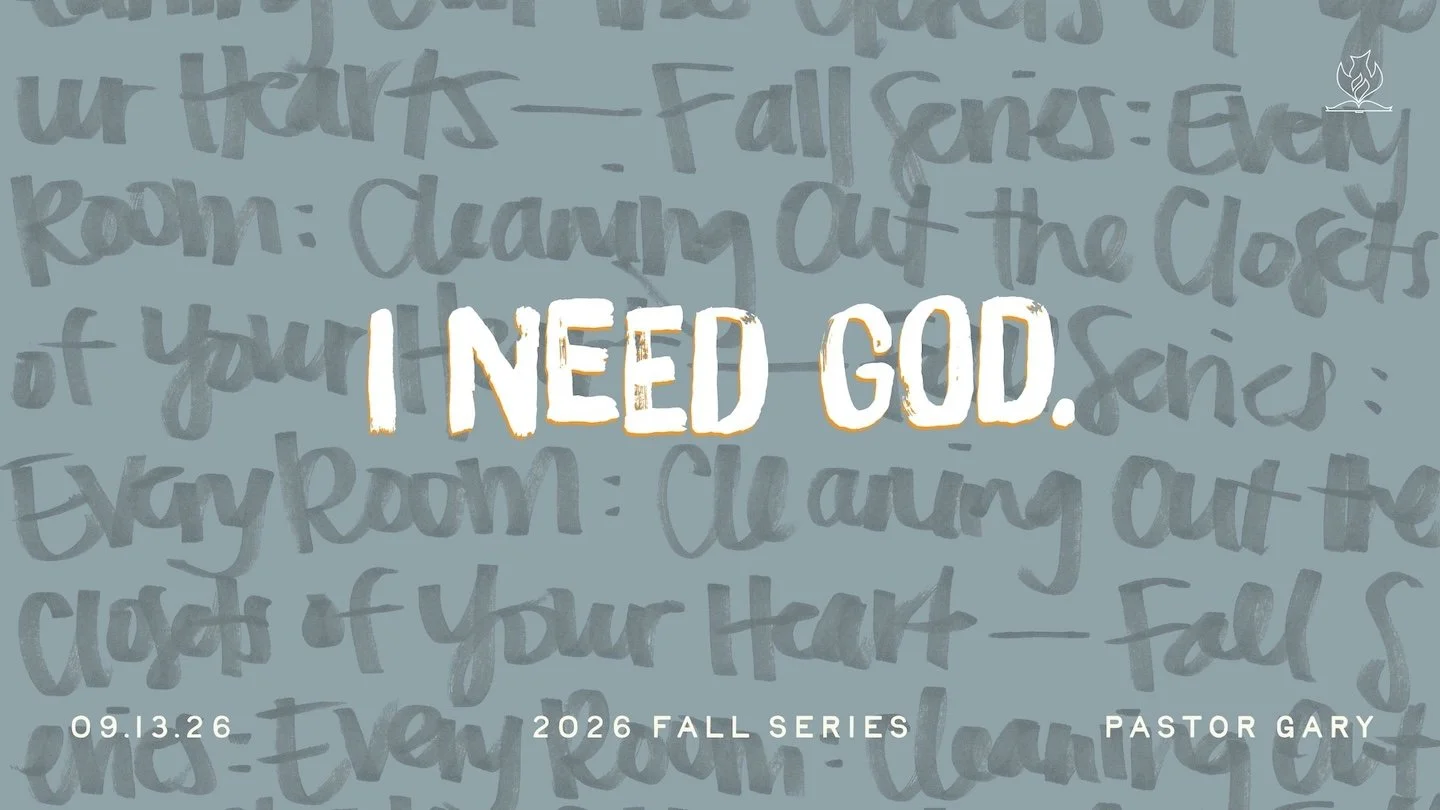 I Need God
