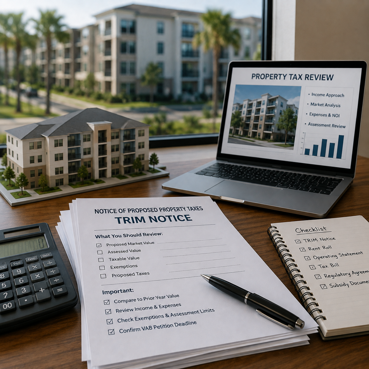 Florida Multifamily Property Tax Appeals: What Owners Should Review When TRIM Notices Arrive