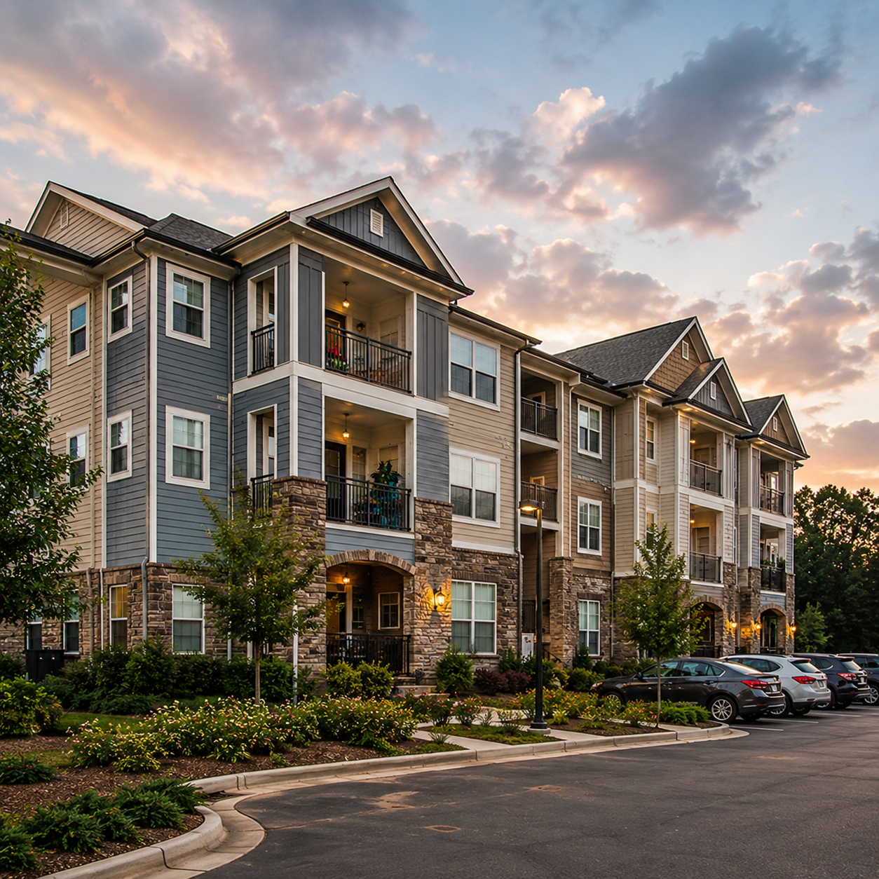 Modern multifamily apartment community in Georgia