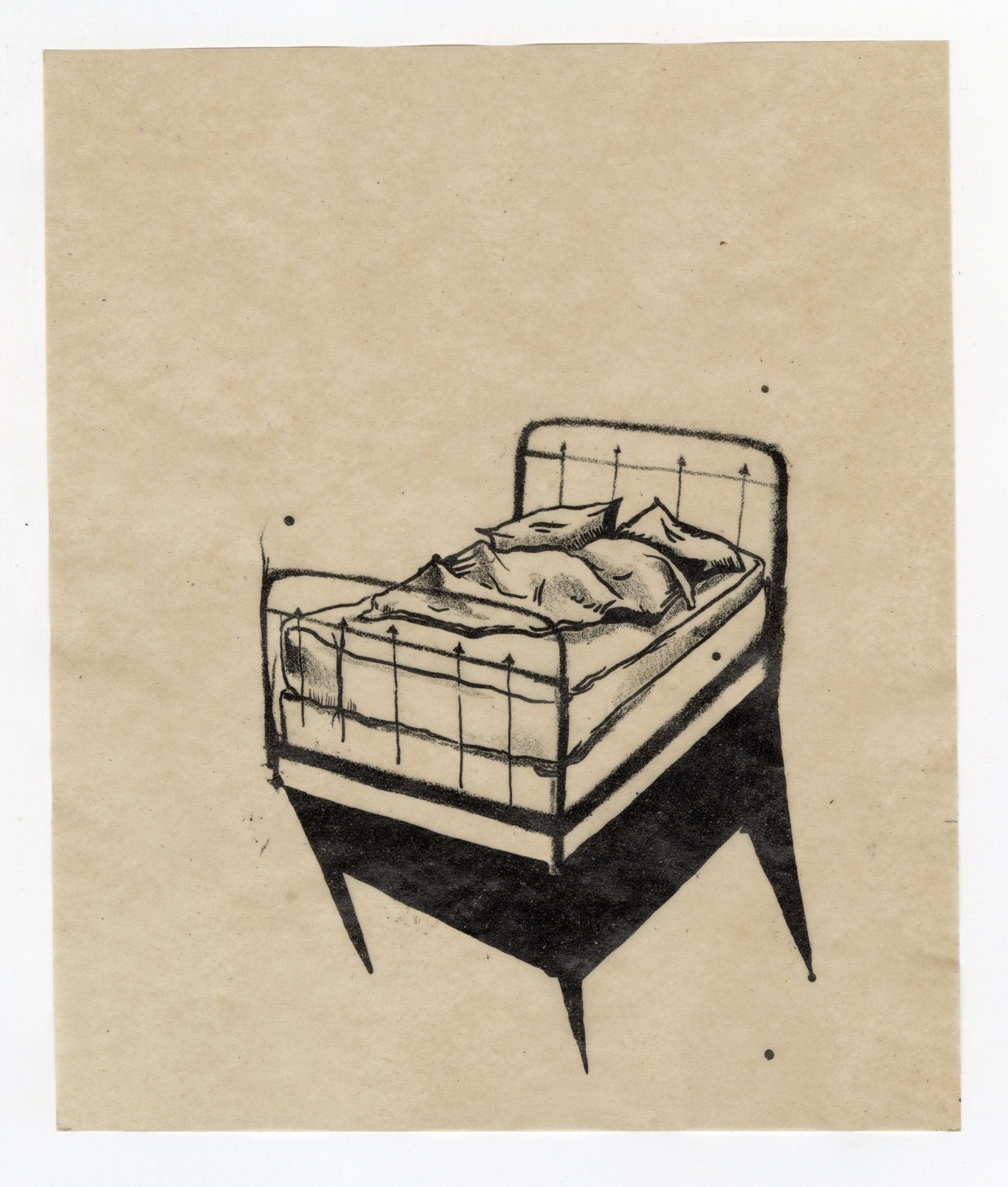 No Title, 2023
Stone lithography on Abaca
4 In X 6 In