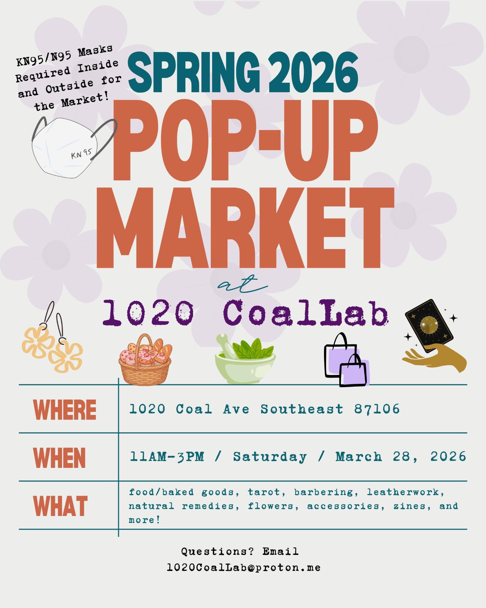 An image file of market's flyer (all info included in page text)