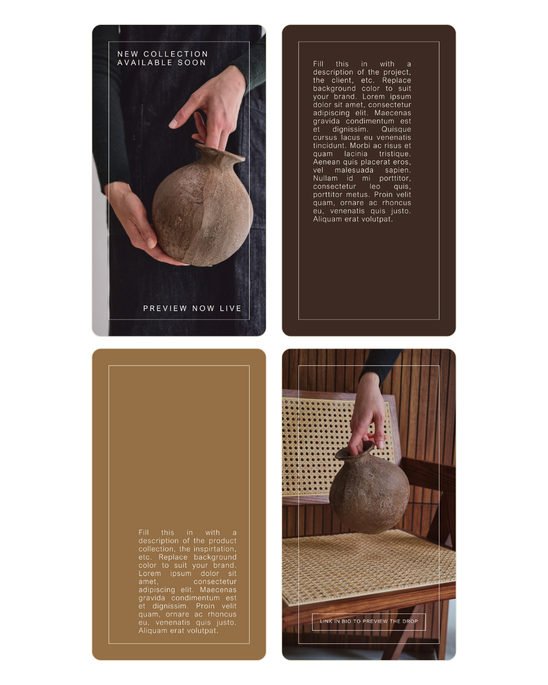 Blakely Hiner Instagram Story Template for Minimal Business Owners