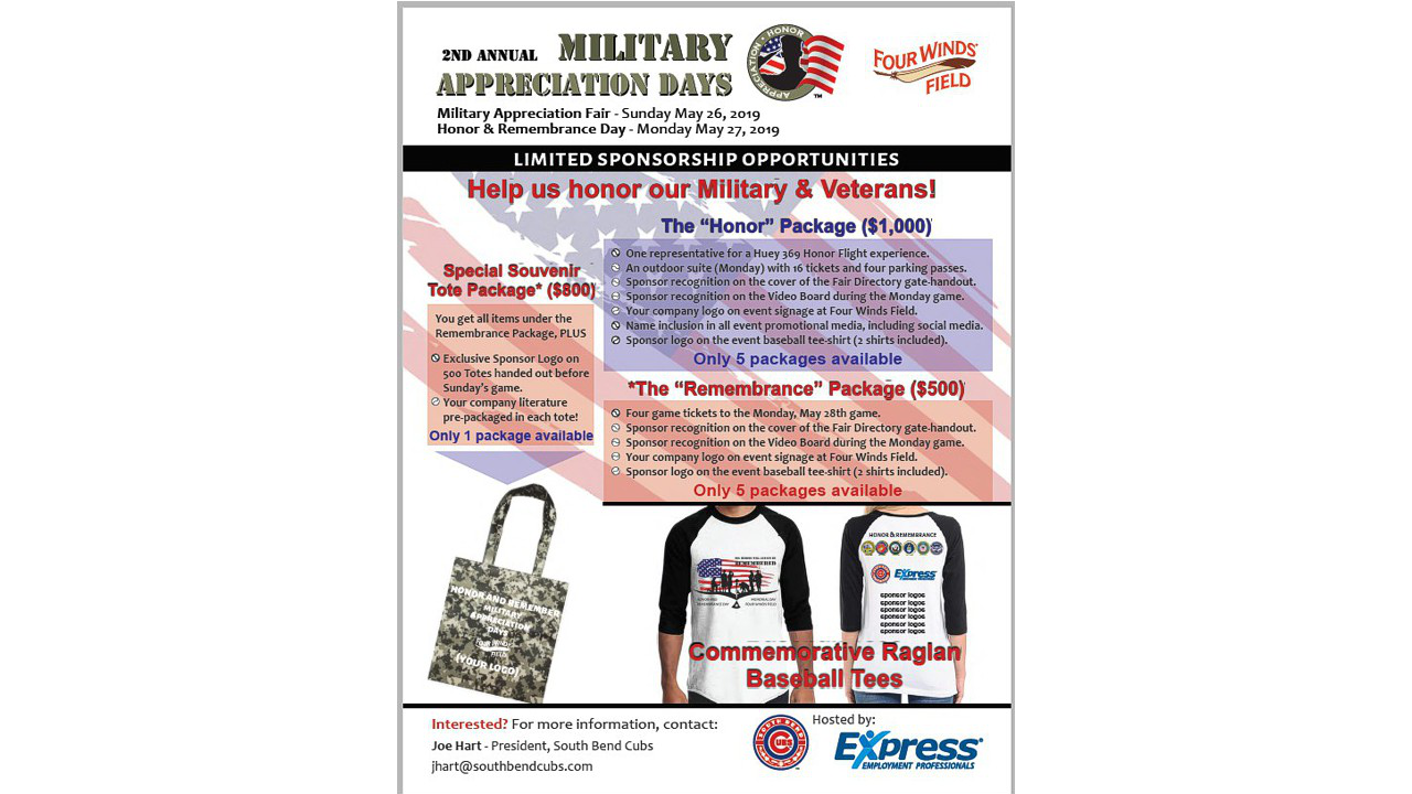 Sponsorship Search Flyer -
Developed three tiers of sponsorships to help raise money for the event.